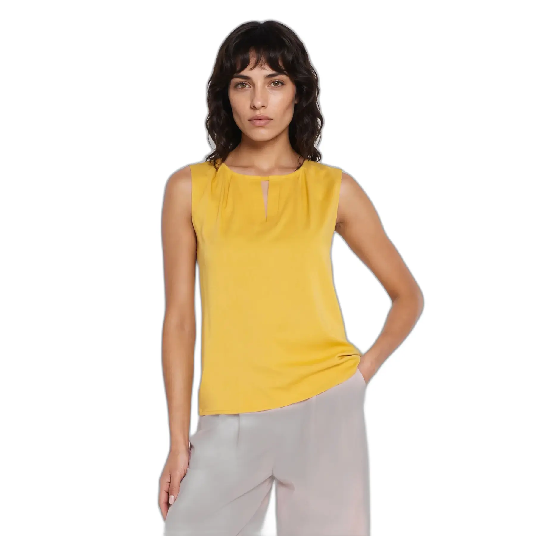 Dekorative Ausschnittbluse Damen Nife