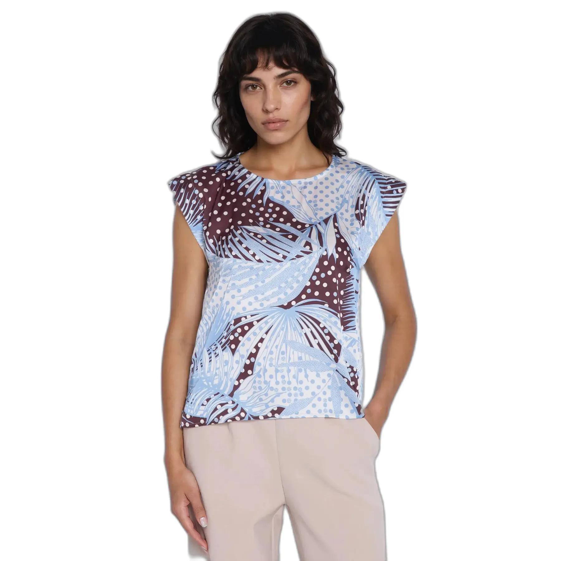 Kimono-Ärmel Bluse Damen Nife