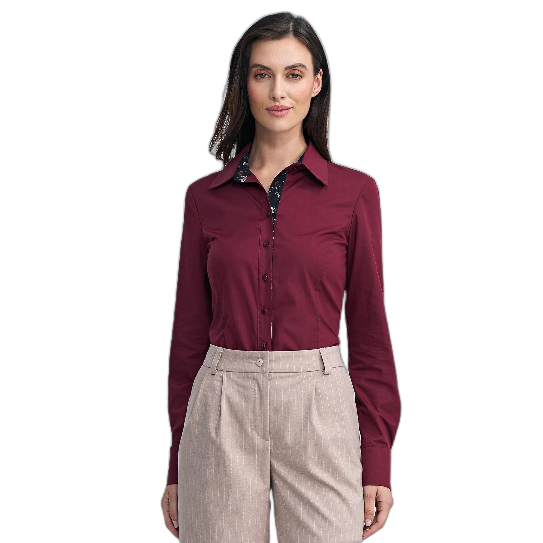 5908292740503 - Damenbluse mit kontrastierenden Einsätzen Nife