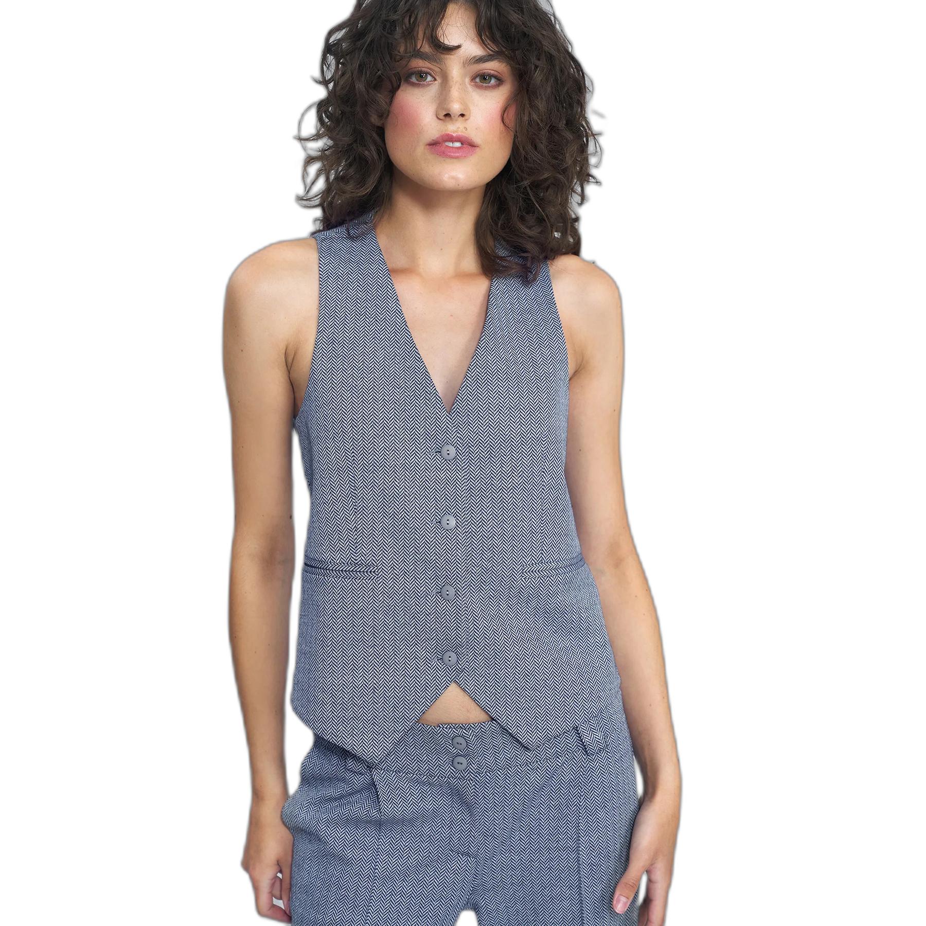 Gilet da costume a motivi donna