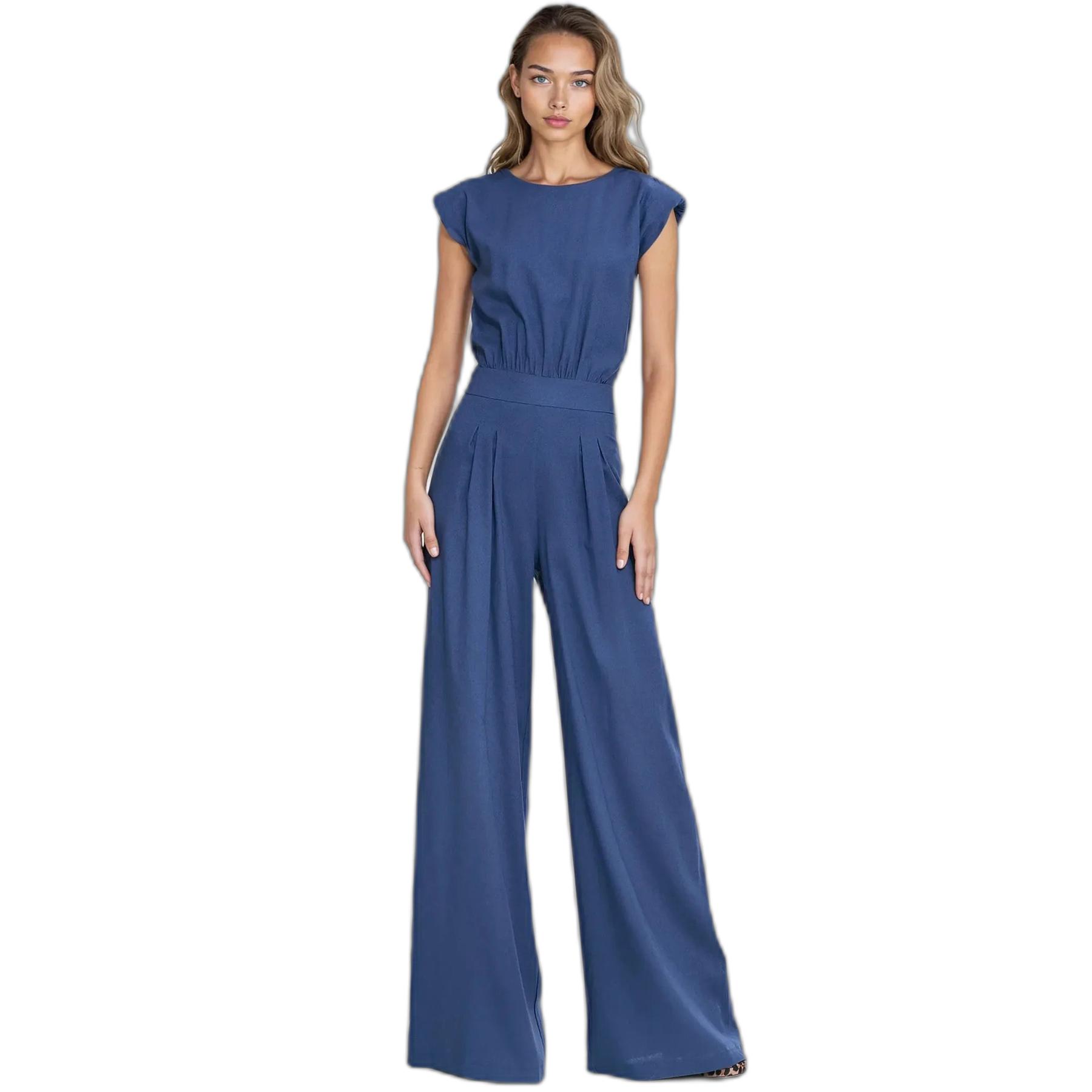 Tuta in rayon con gambe per donna