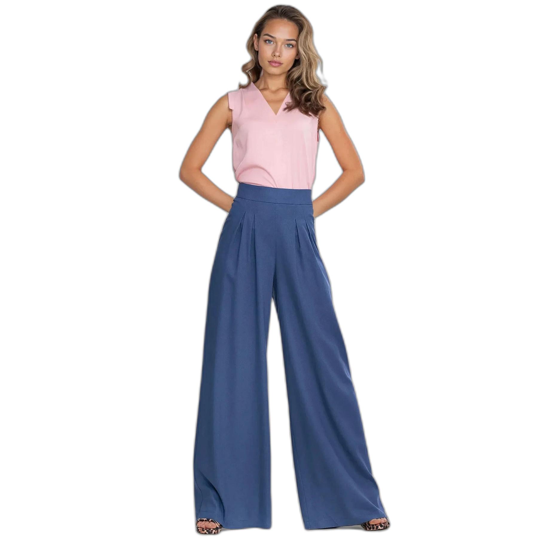 5908292746048 - Damen Palazzo-Hose Rayon