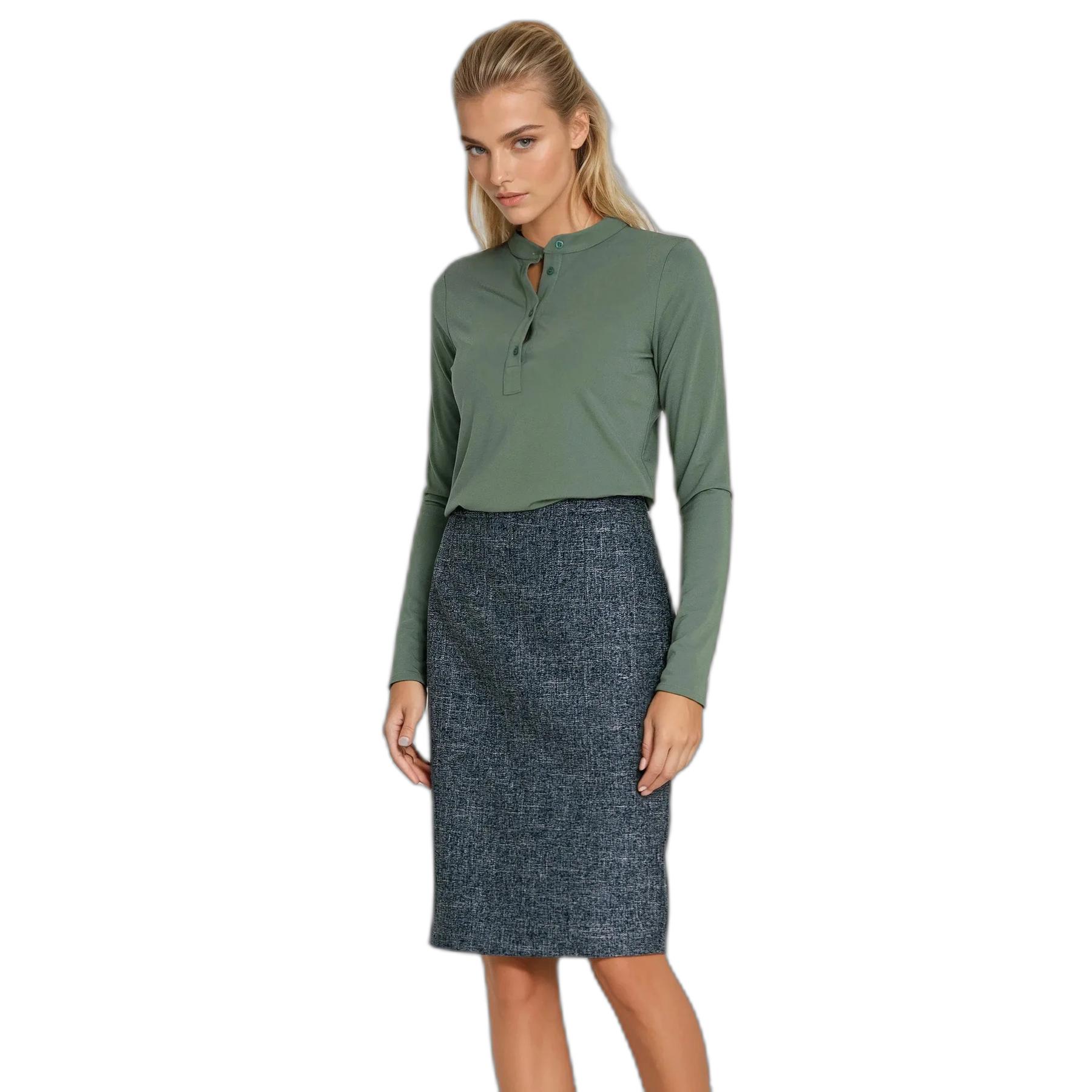 5908292750243 - Bleistiftrock mit Reißverschluss für Frauen Nife