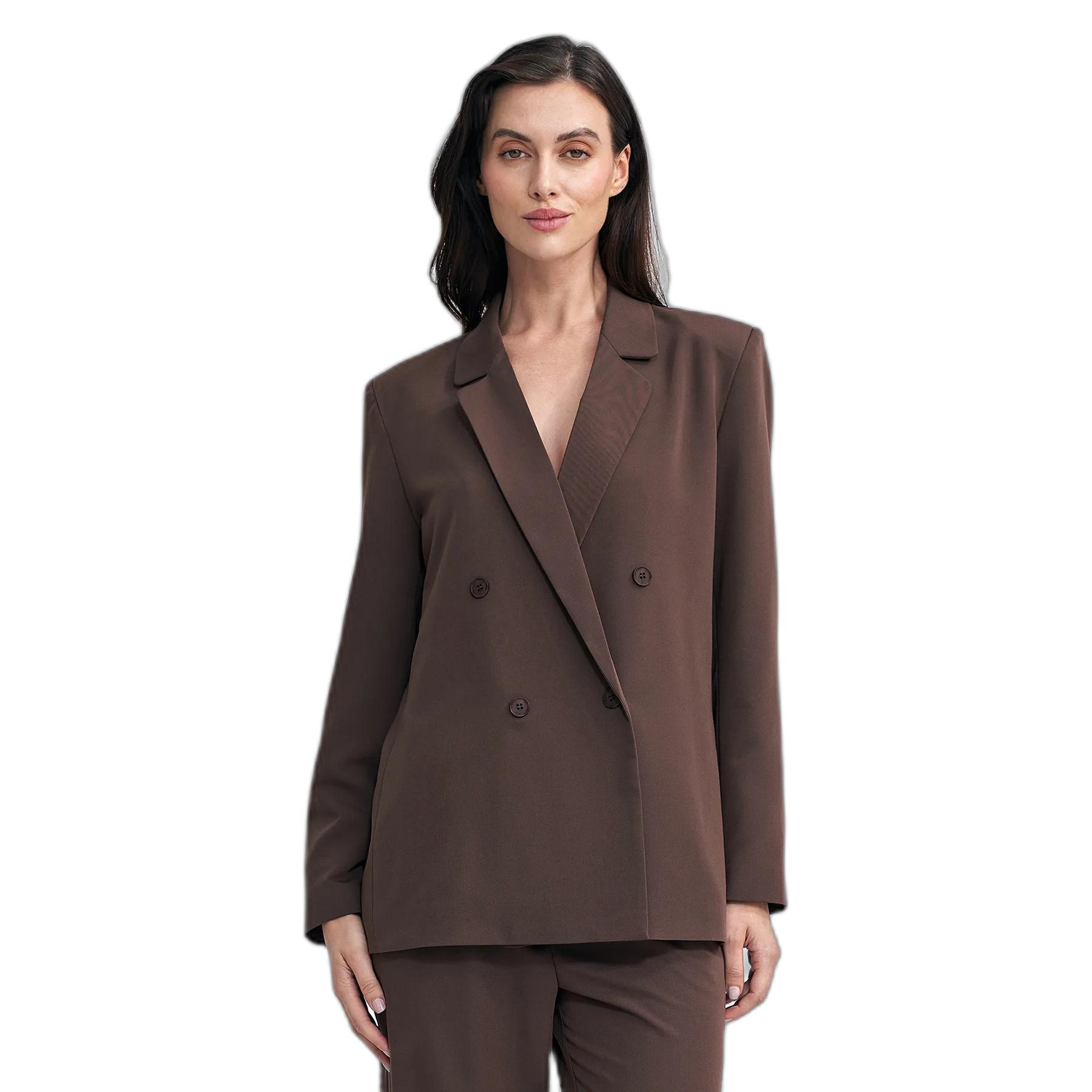 5908292741852 - Damen oversized Blazer mit Knöpfen Nife