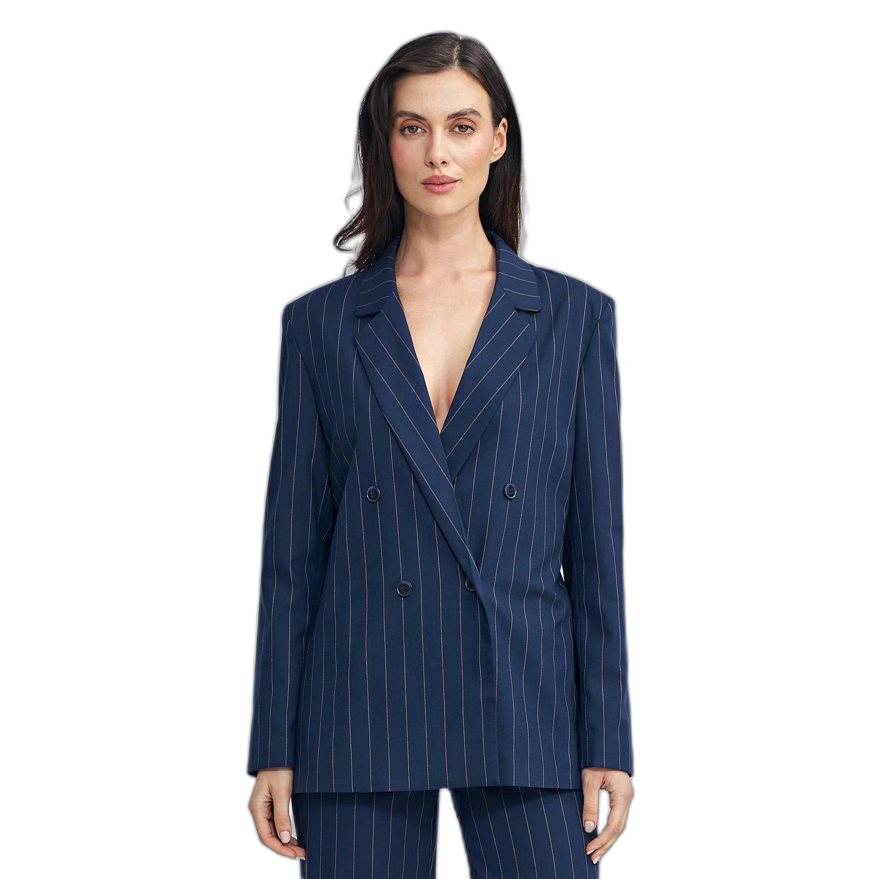 Blazer oversize abbottonato donna  Striped