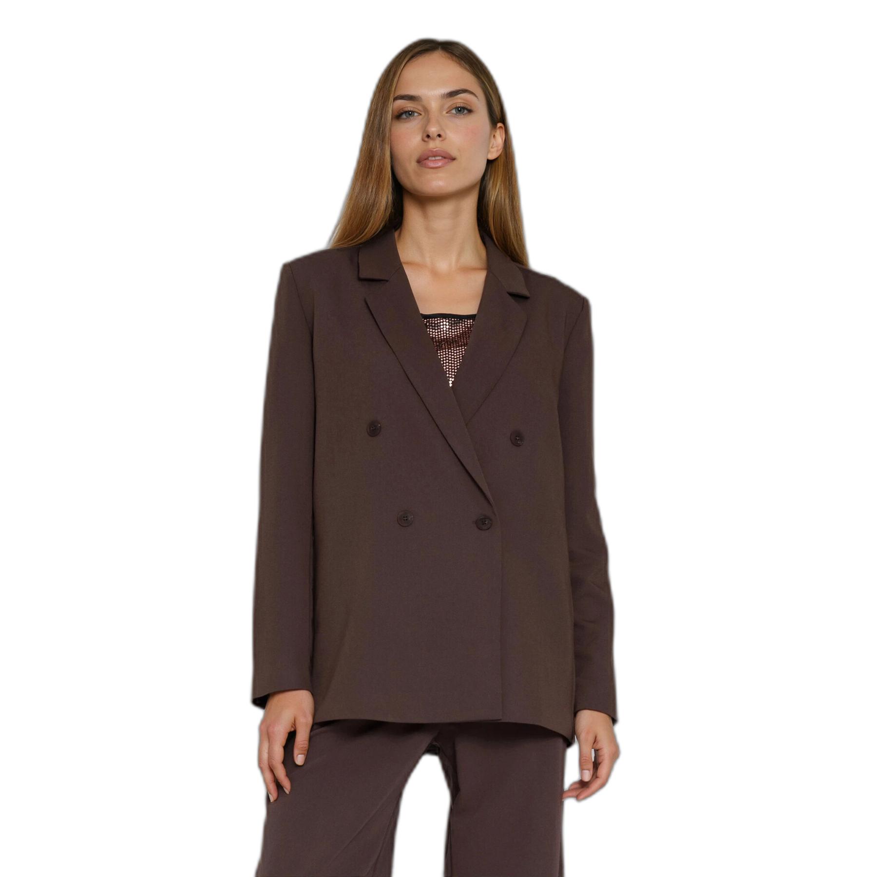 5908292750496 - Oversized Blazer mit Doppelknopf für Damen Nife