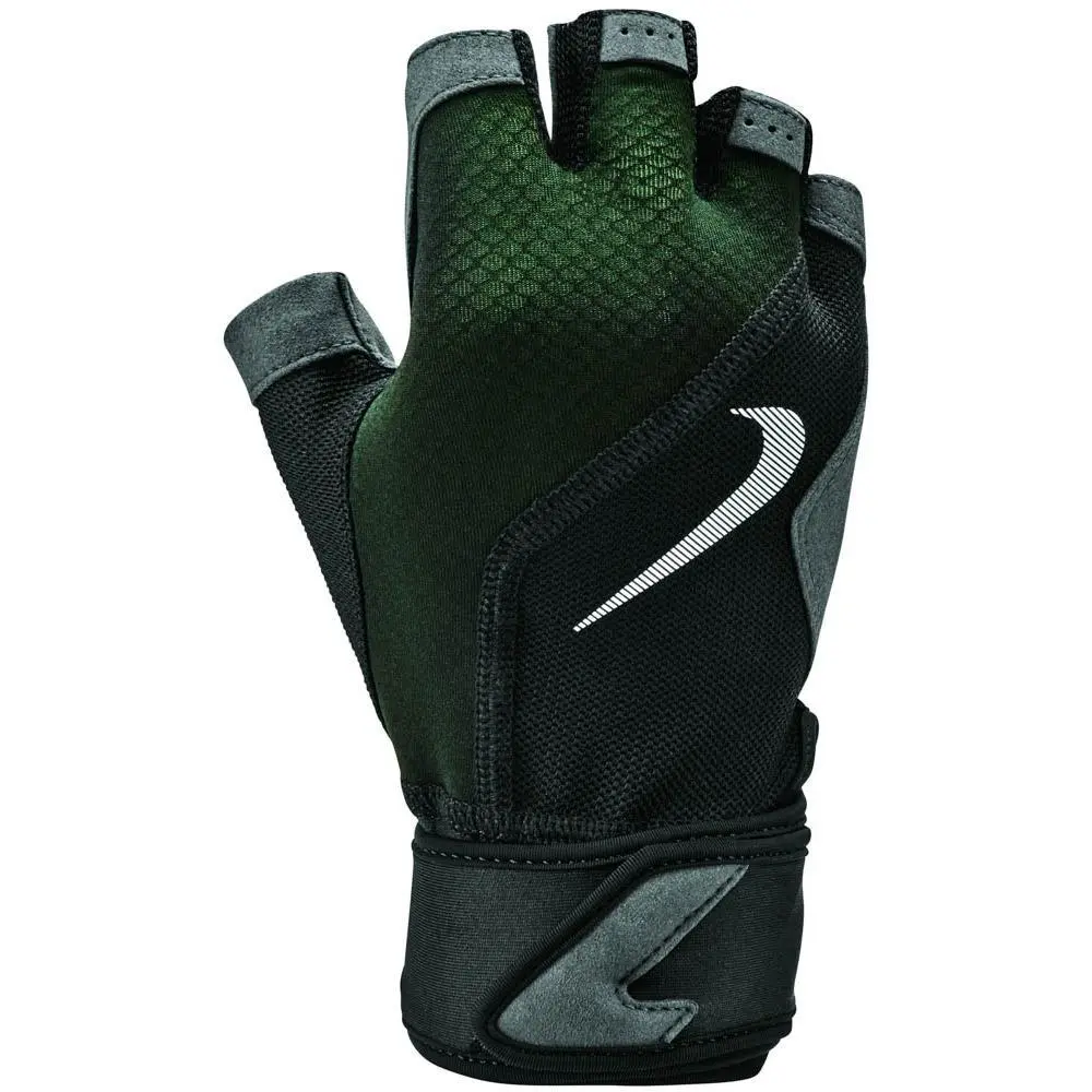 NIKE Gants de fitness -  - Premium - Noir/vert - Adulte - Homme