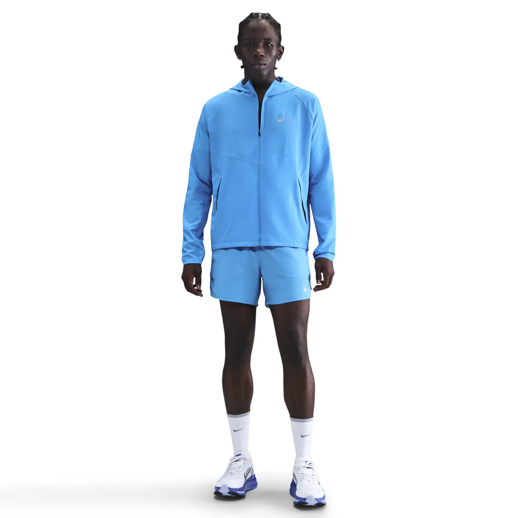 Nike Bleu Giacca Miler