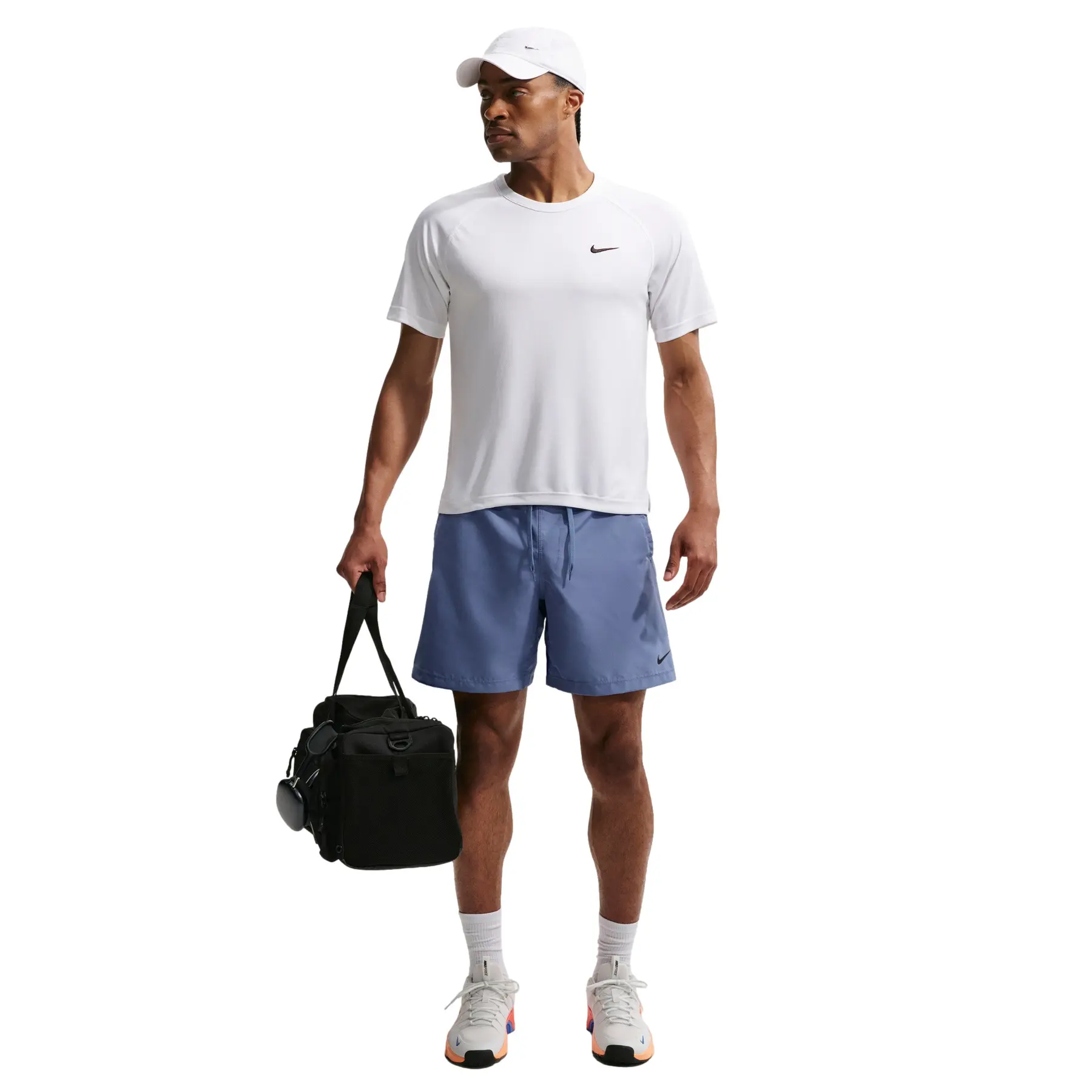 Nike Men's Gris Unlined Shorts Form Dri-Fit 18 Cm