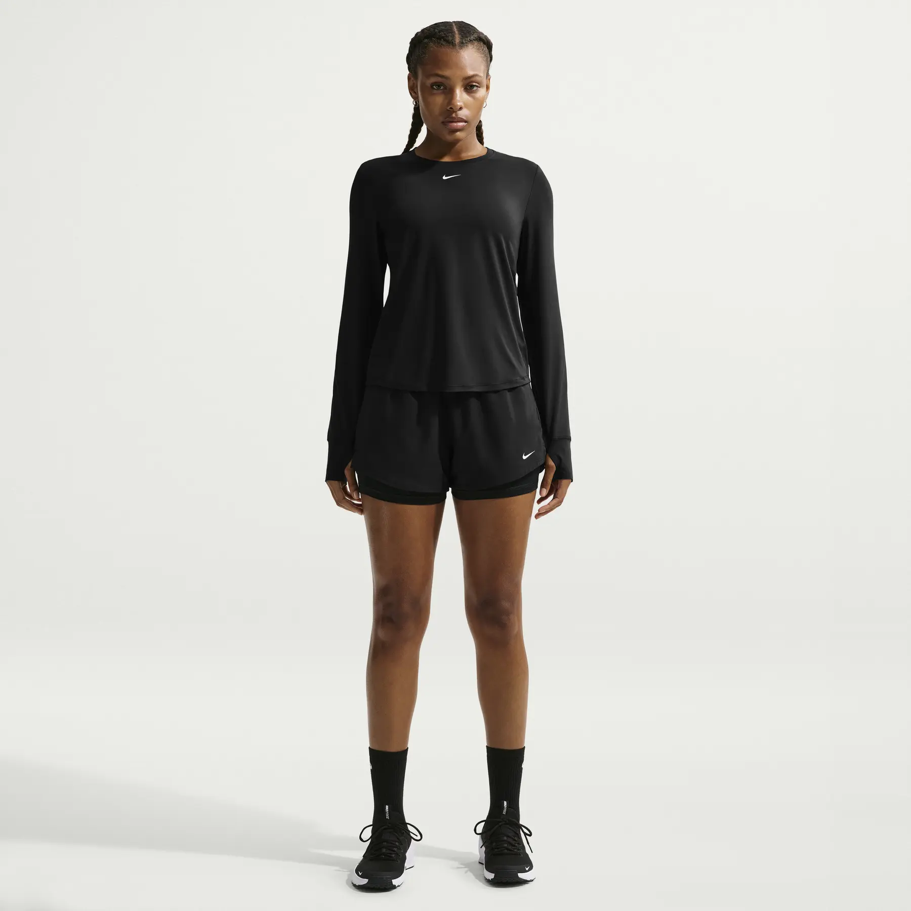 Kurze Damen-Anti-Transpirantien One - Noir - female - Size: M