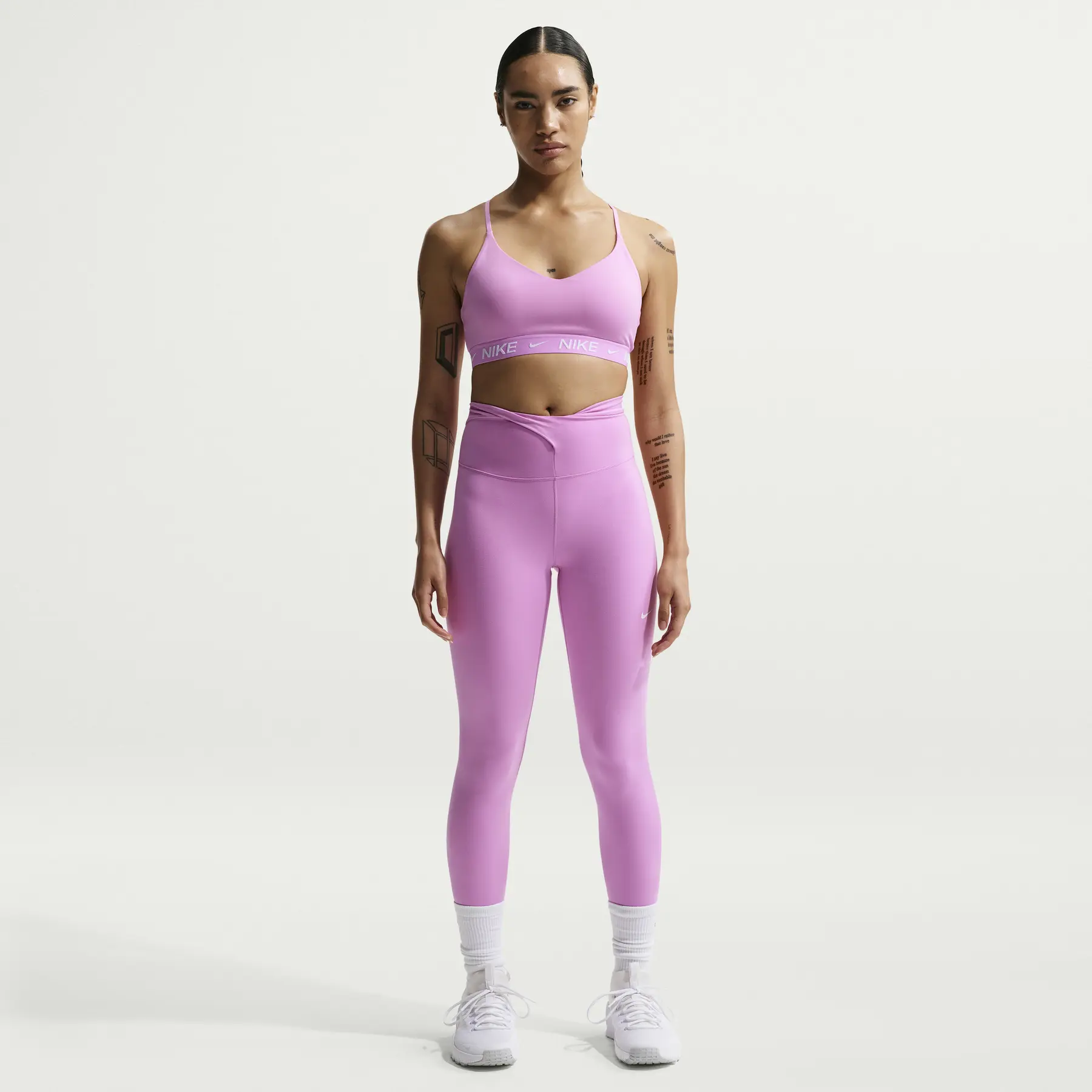Nike Women's Rose Light Support Sports Bra For Indy
