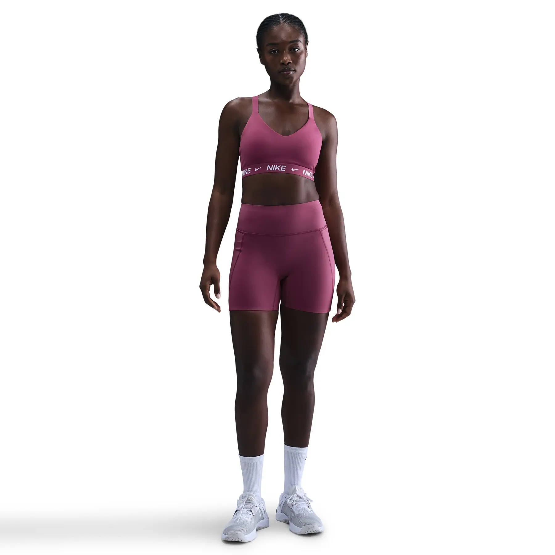 Nike Women's Rouge Medium Support Sports Bra For Indy