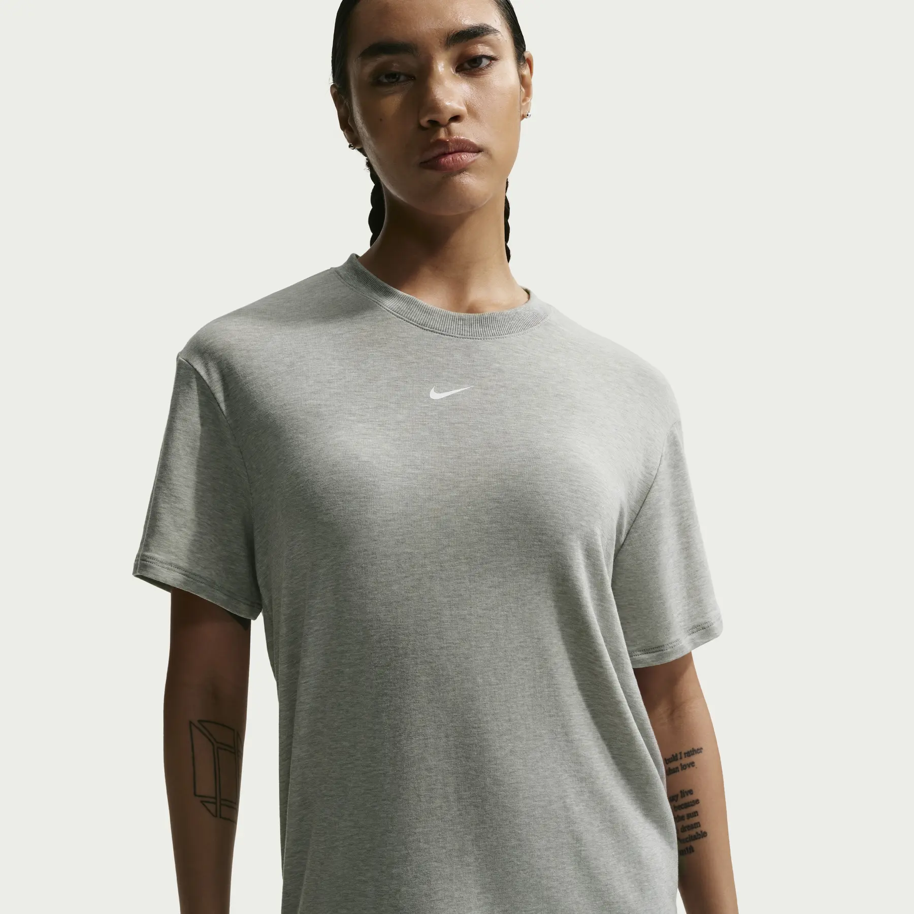 Nike Donna Gris Maglia Da One Relaxed