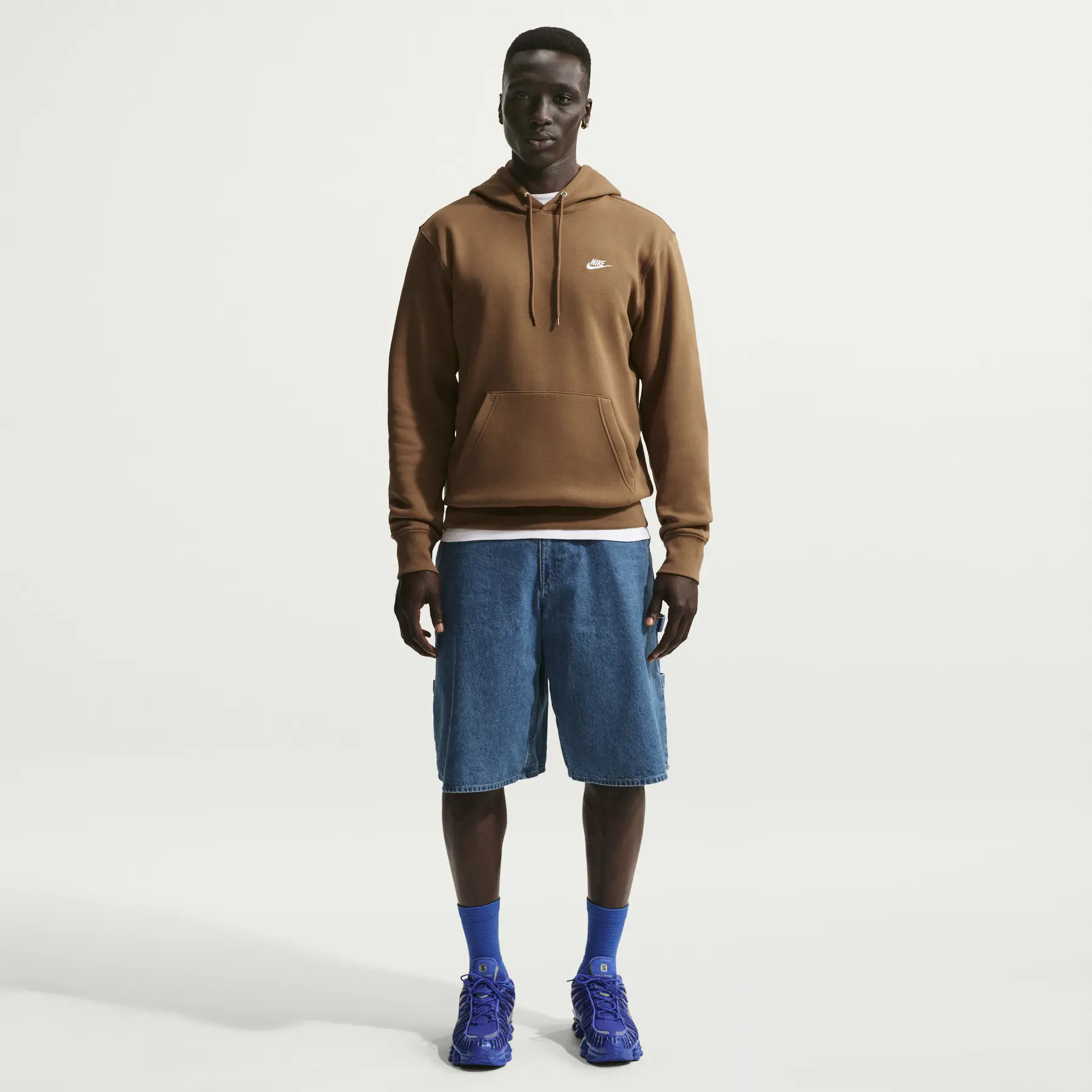 Nike Foundation Hoodie - brown - Mens, brown