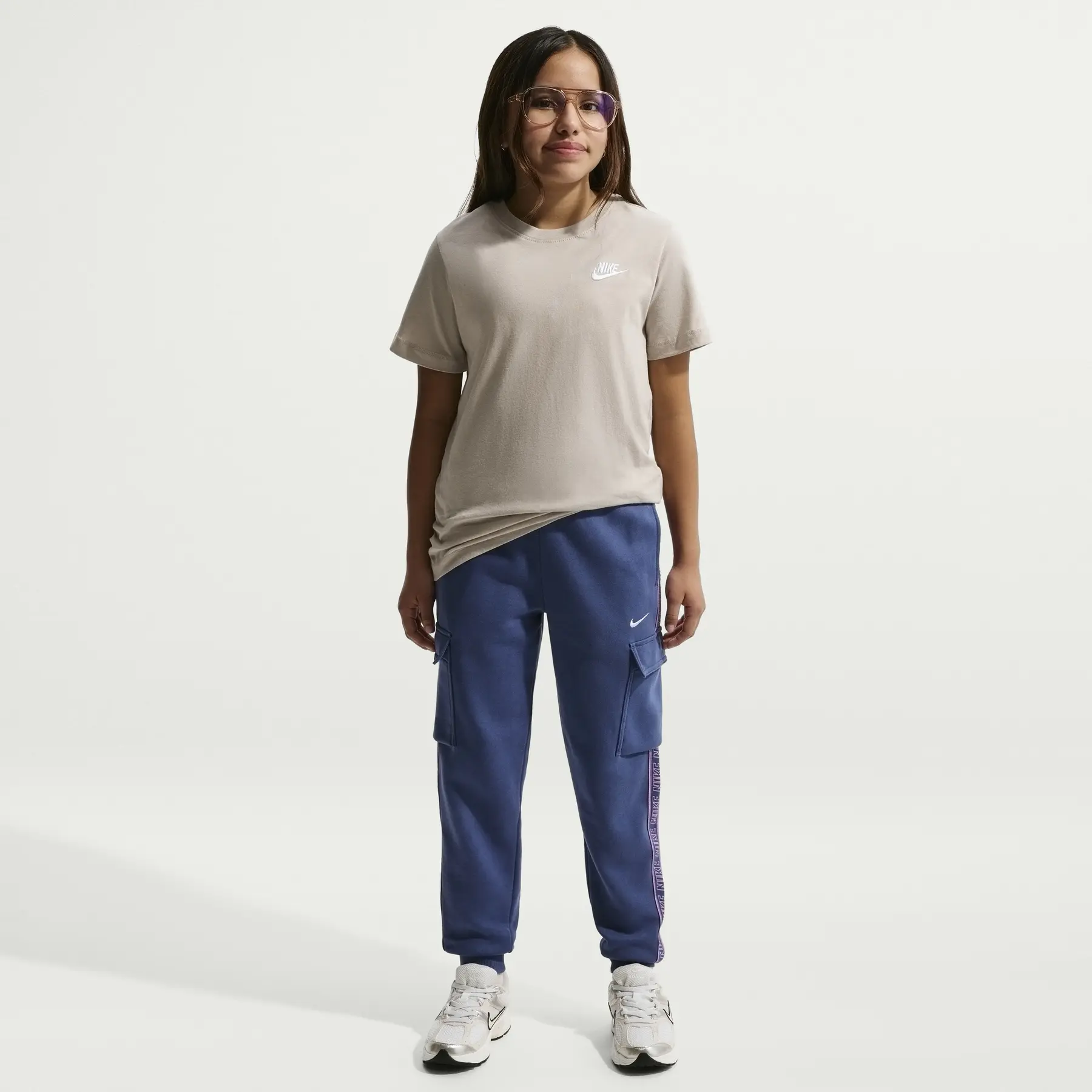 Nike Blanc T-Shirt Per Bambini