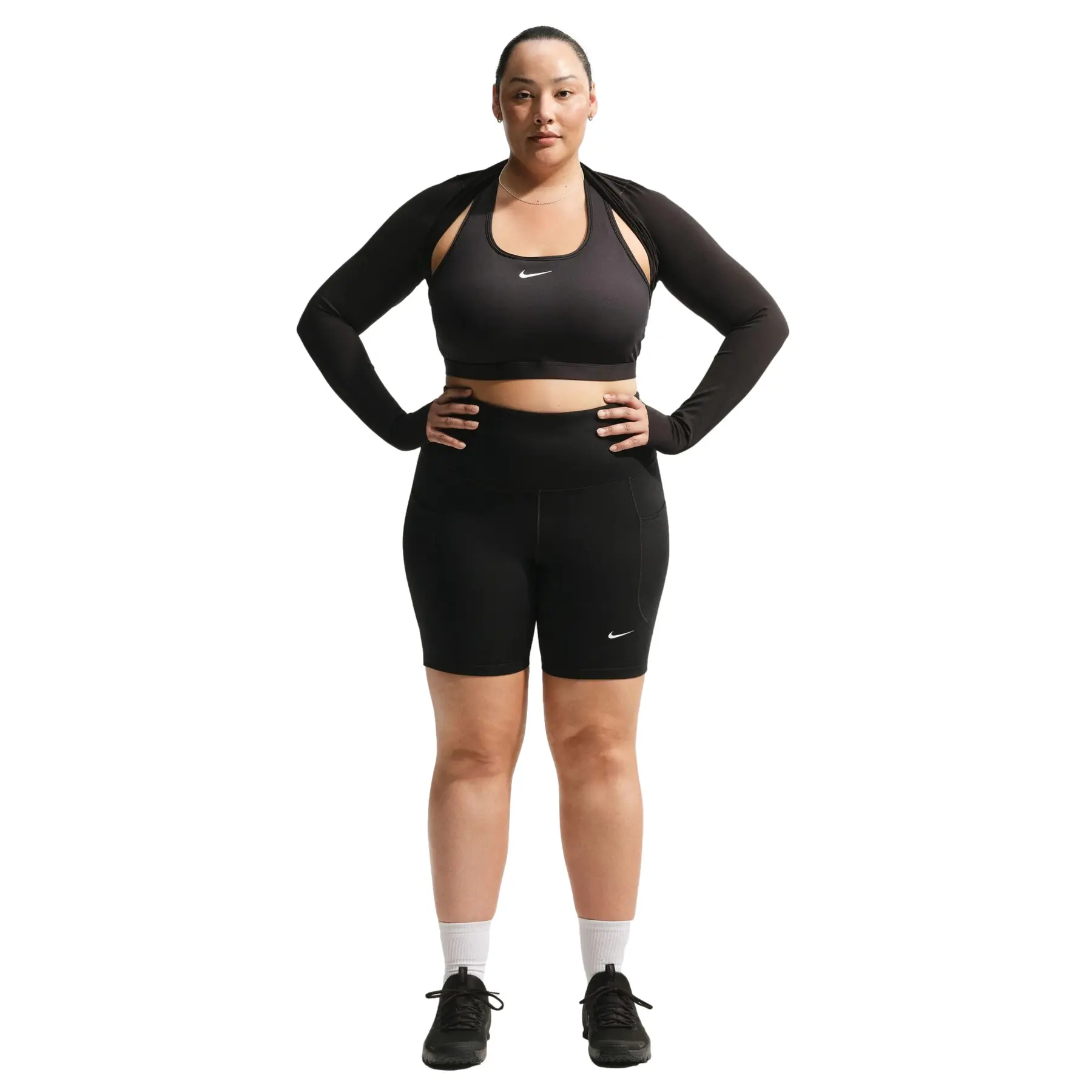 Women's Velvety Fabric Shorts Nike One