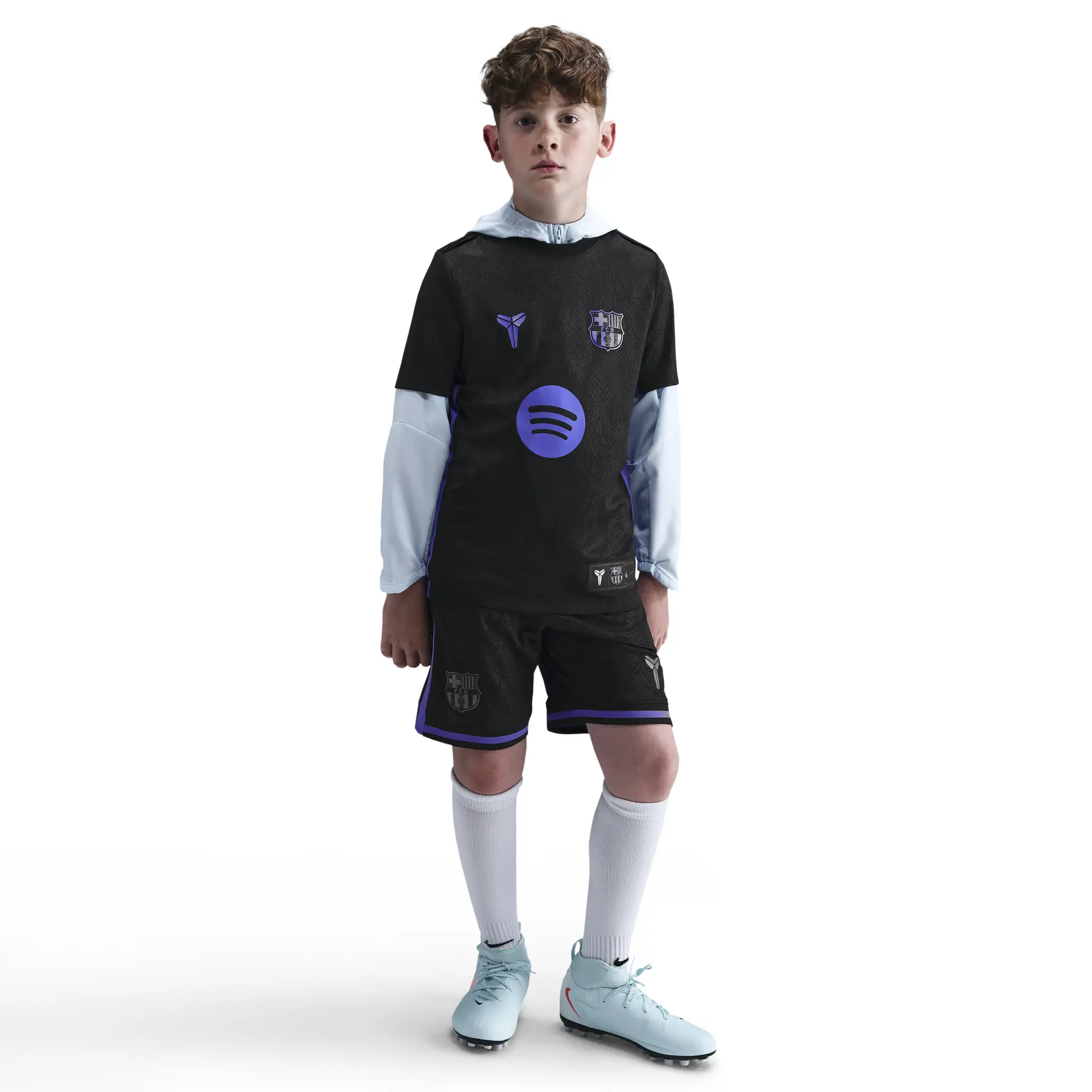 FC Barcelona Prematch-Trikot für Kinder Ademy Pro 2025/26 - Noir - unisex - Size: 7/8 ans