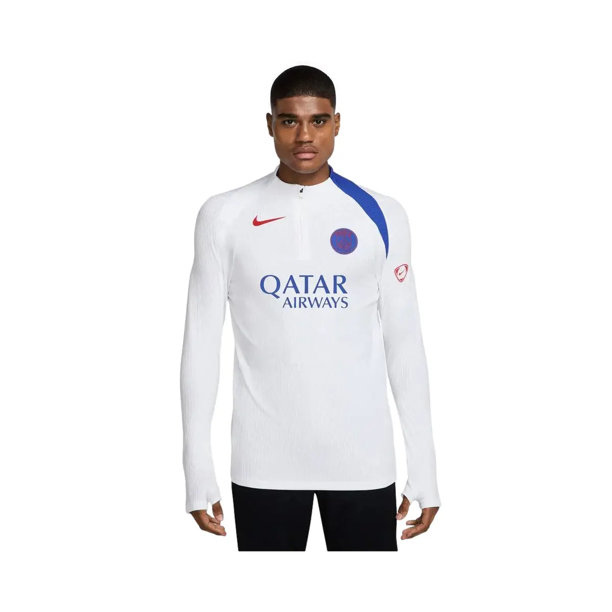 Authentisches PSG Trainingoberteil Strike ELT KZ 2024/25 - Blanc - male - Size: M