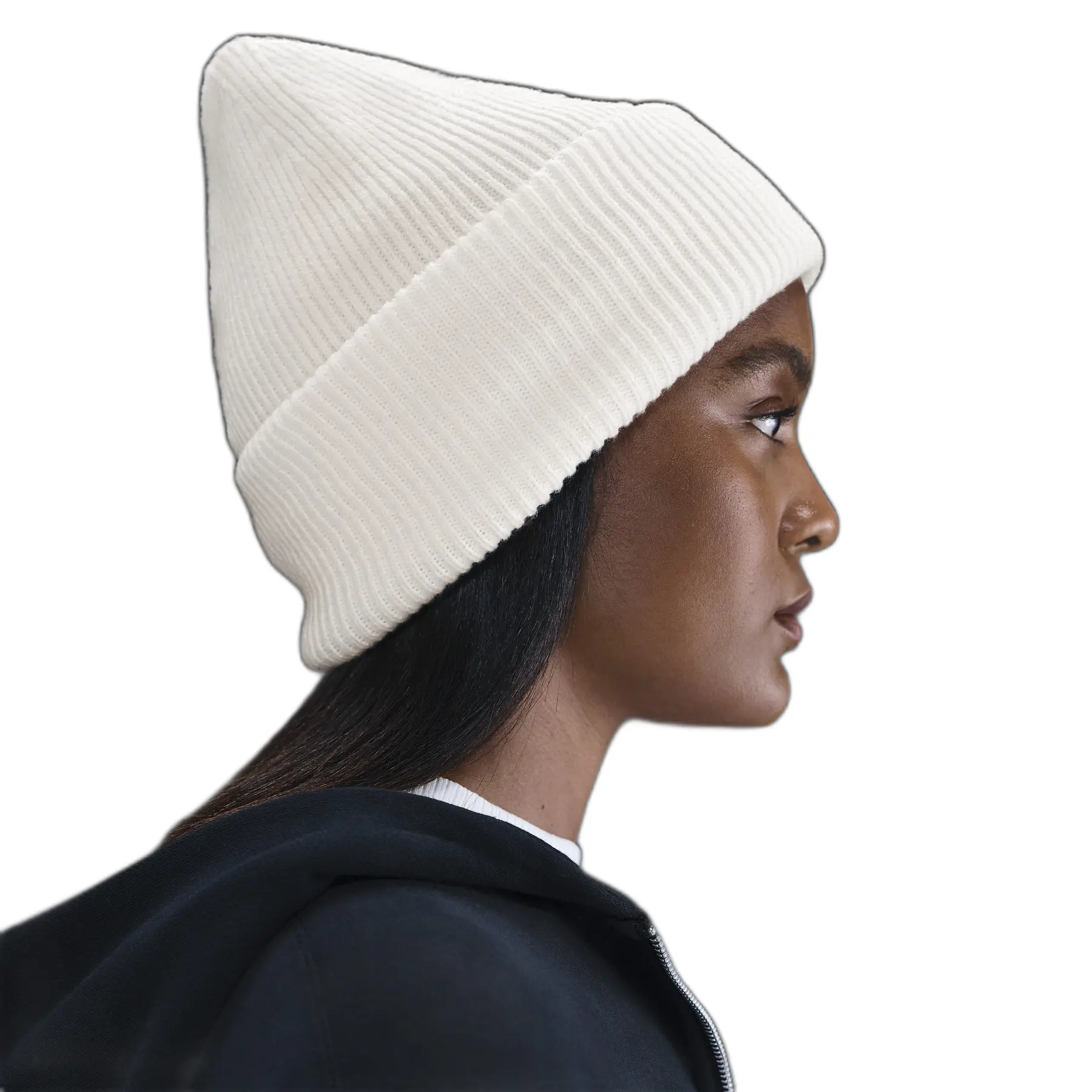 帽子 HYKE 25AW RIBBED KNIT WOOL BEANIE RIBBED KNIT WOOL BEANIE-リブニットウールビーニー-HYKE（ハイク