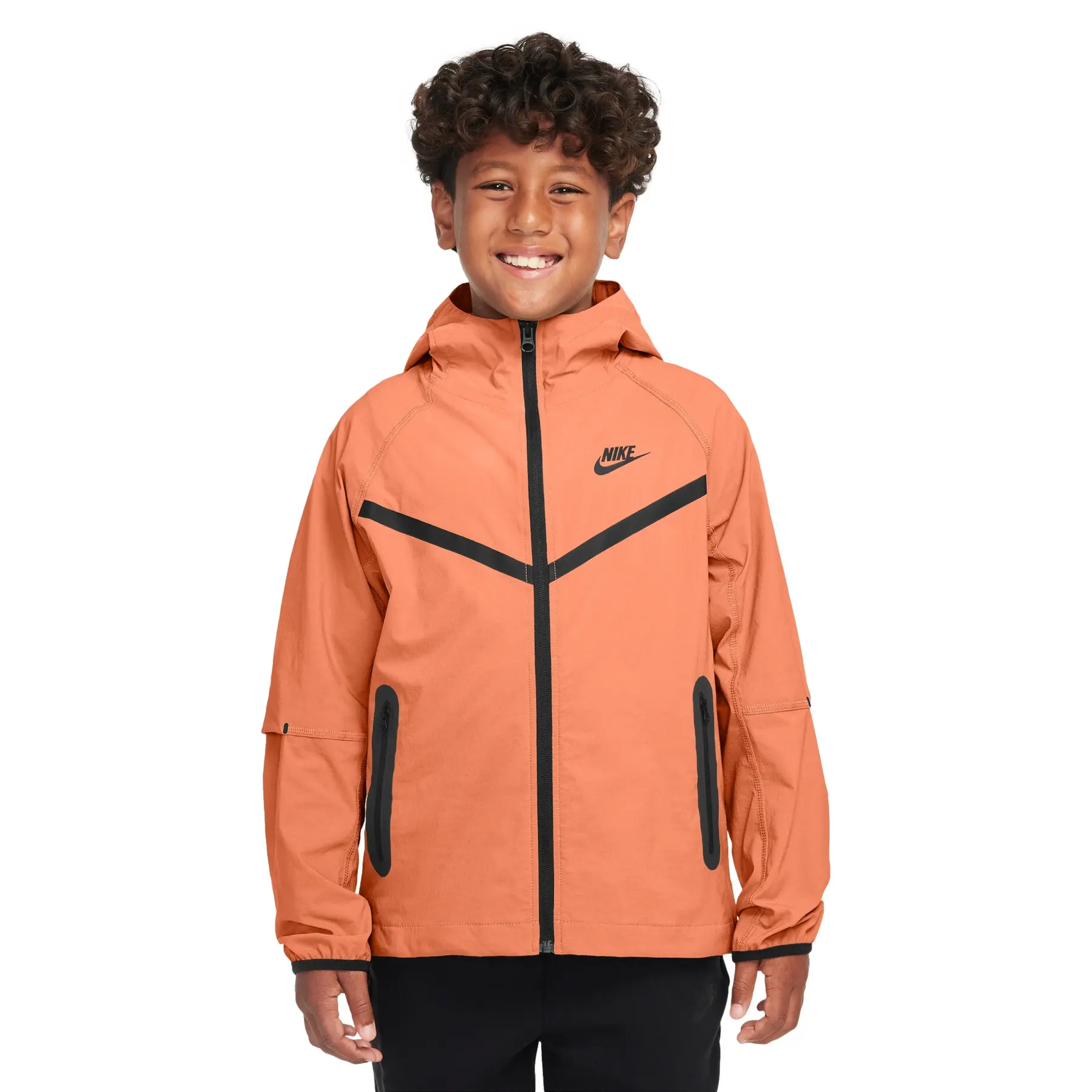 Nike Chicos Naranja Cortavientos Niño