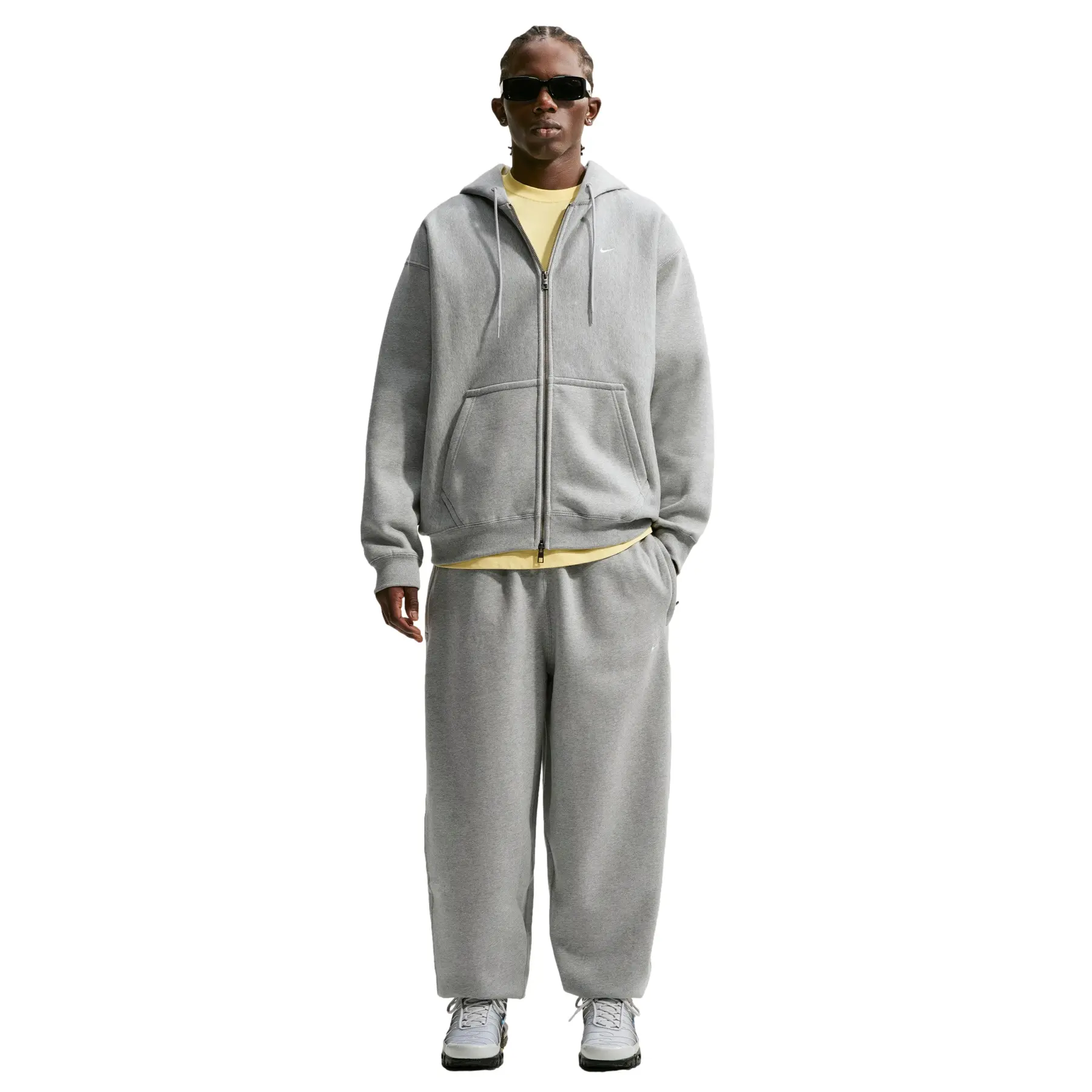 Nike Men's Gris Jogging Trousers Solo Swoosh