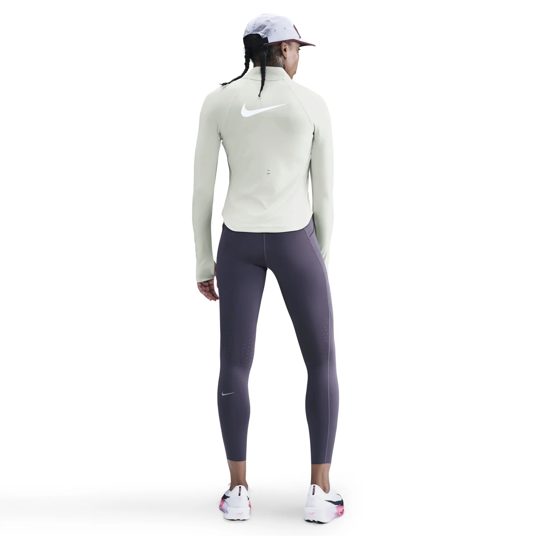 Trainingsoberteil, Damen Dri-FIT Tempo Swoosh Run - Gris - female - Size: S