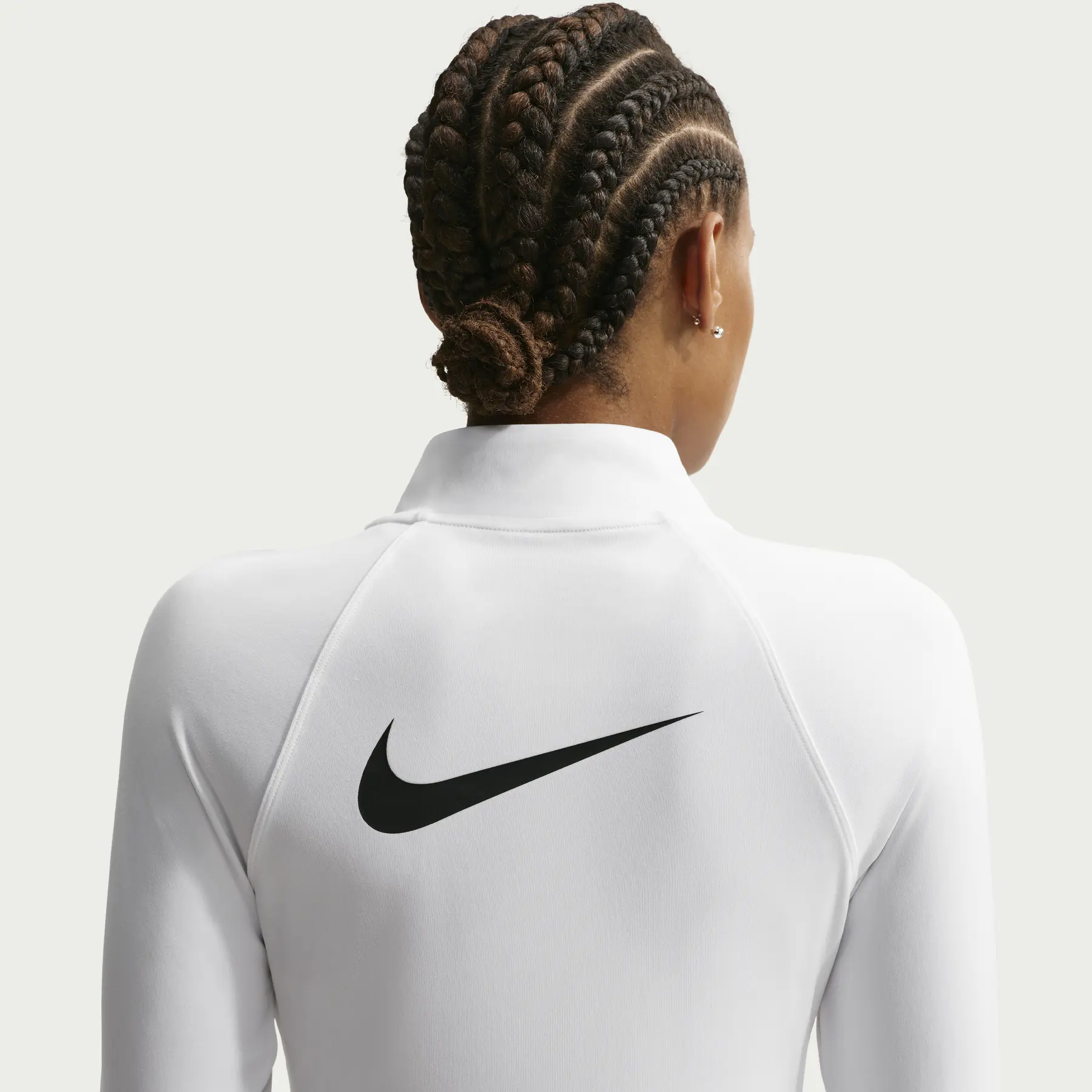 Nike Women's Blanc Training Top Tempo Swoosh Run