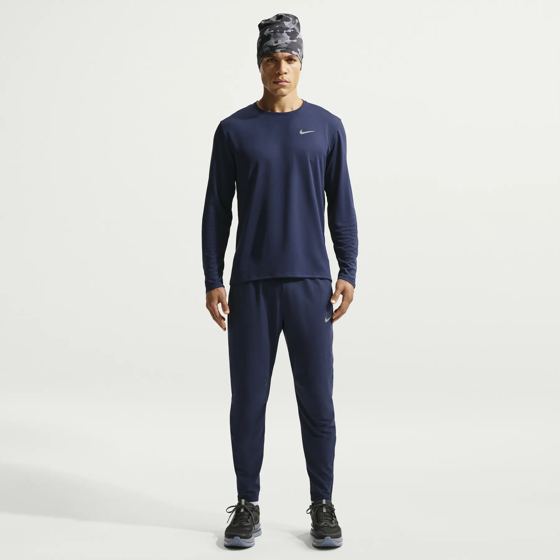 Nike Men's Bleu Jogging Trousers Stride Dri-Fit