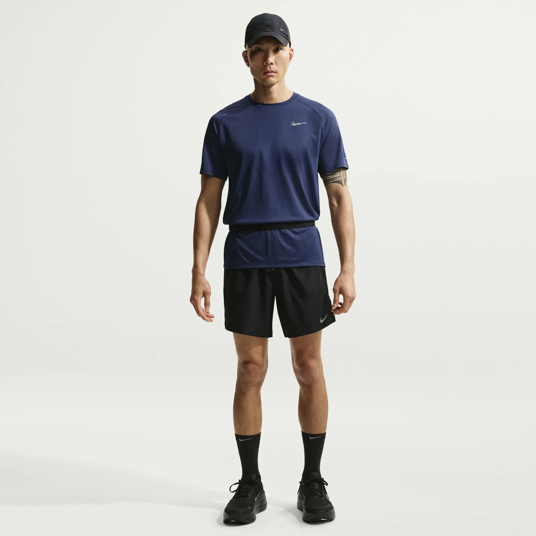 T-Shirt Stride Dri-Fit - Bleu - male - Size: S