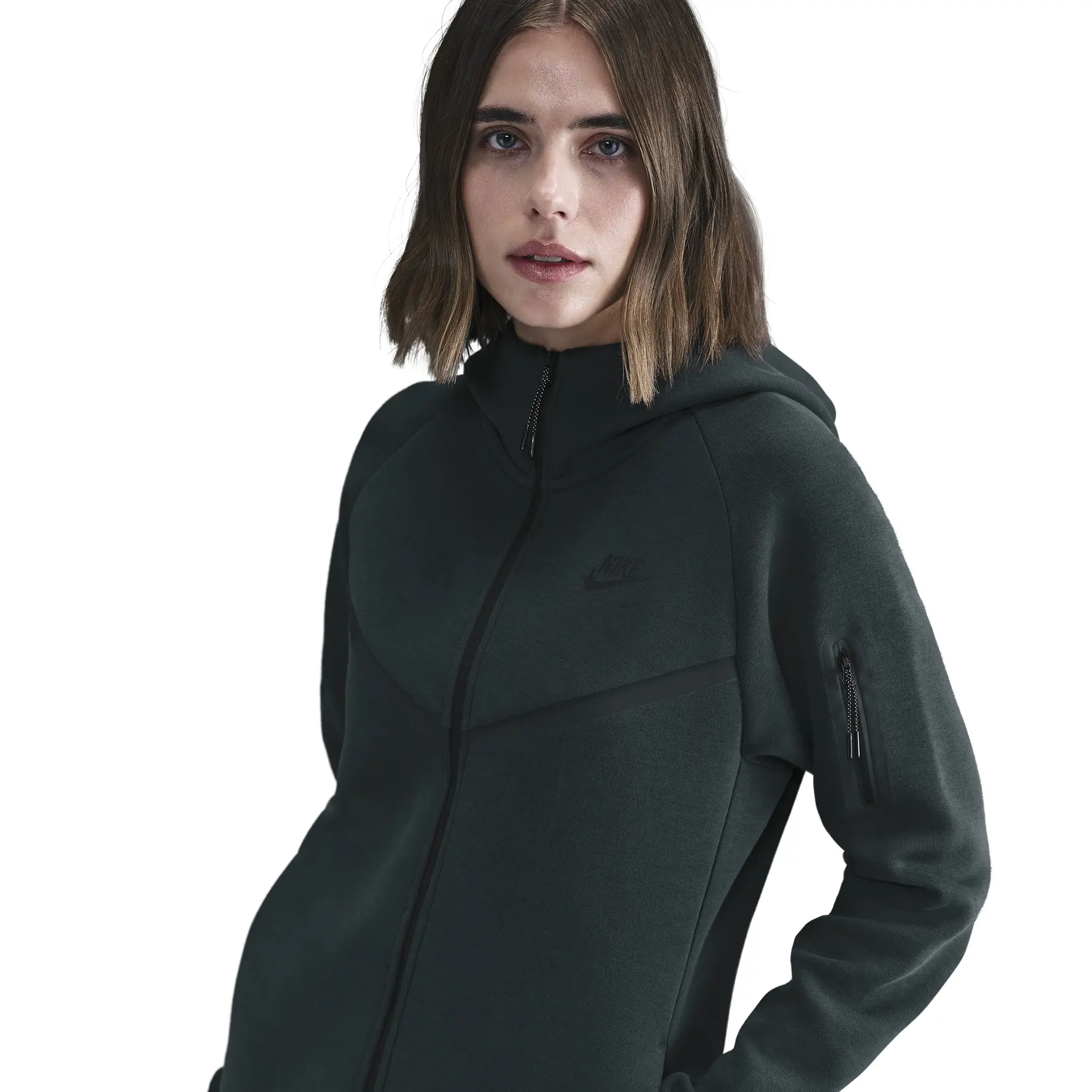 Women's zip-up hooded jacket Nike Tech Fleece | Foot-Store