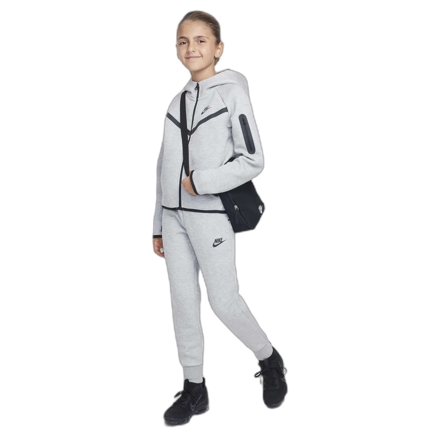 Nike Unisex Kids Gris Children's Zip-Up Training Jacket