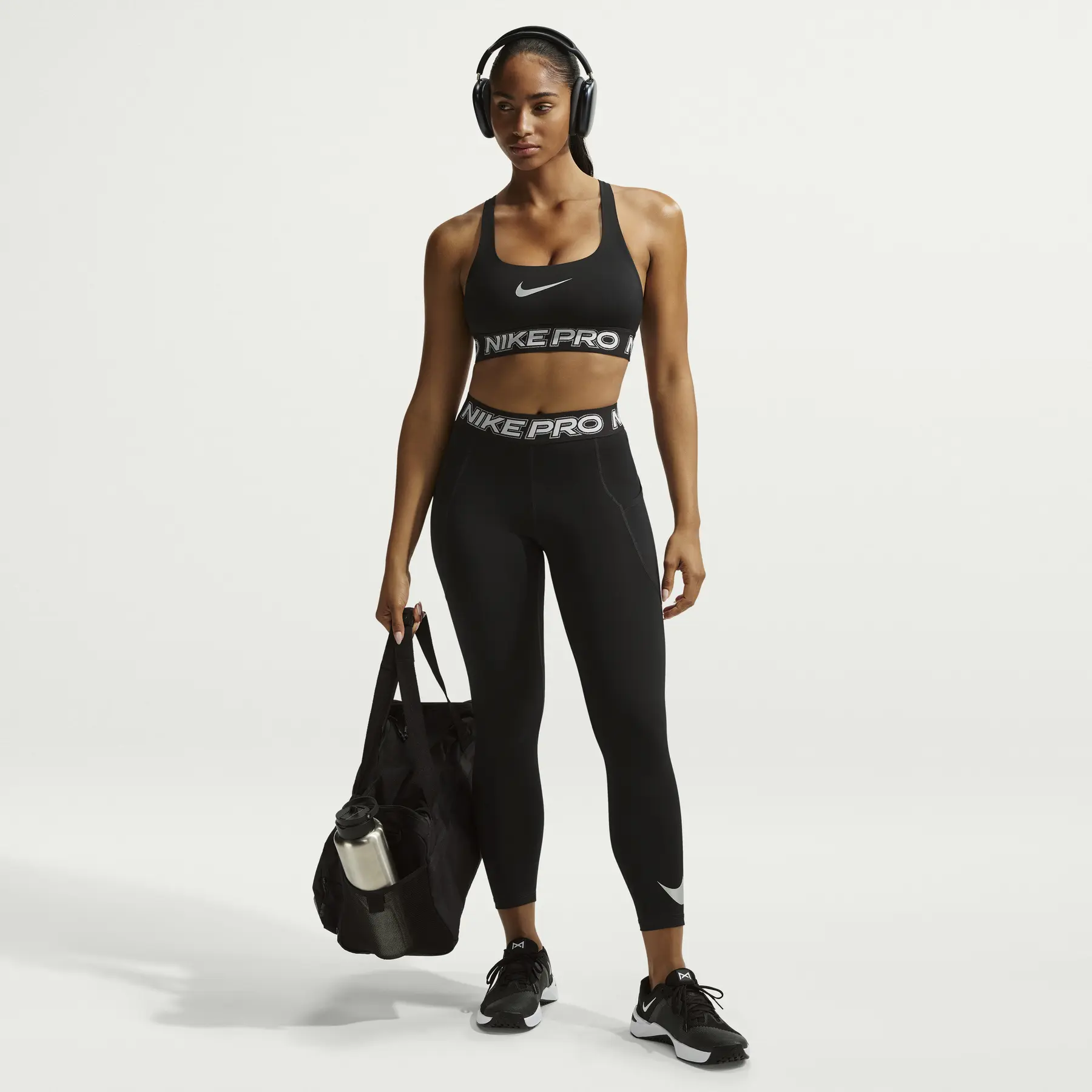 Damen-Sport-BH Pro - Noir - female - Size: XS
