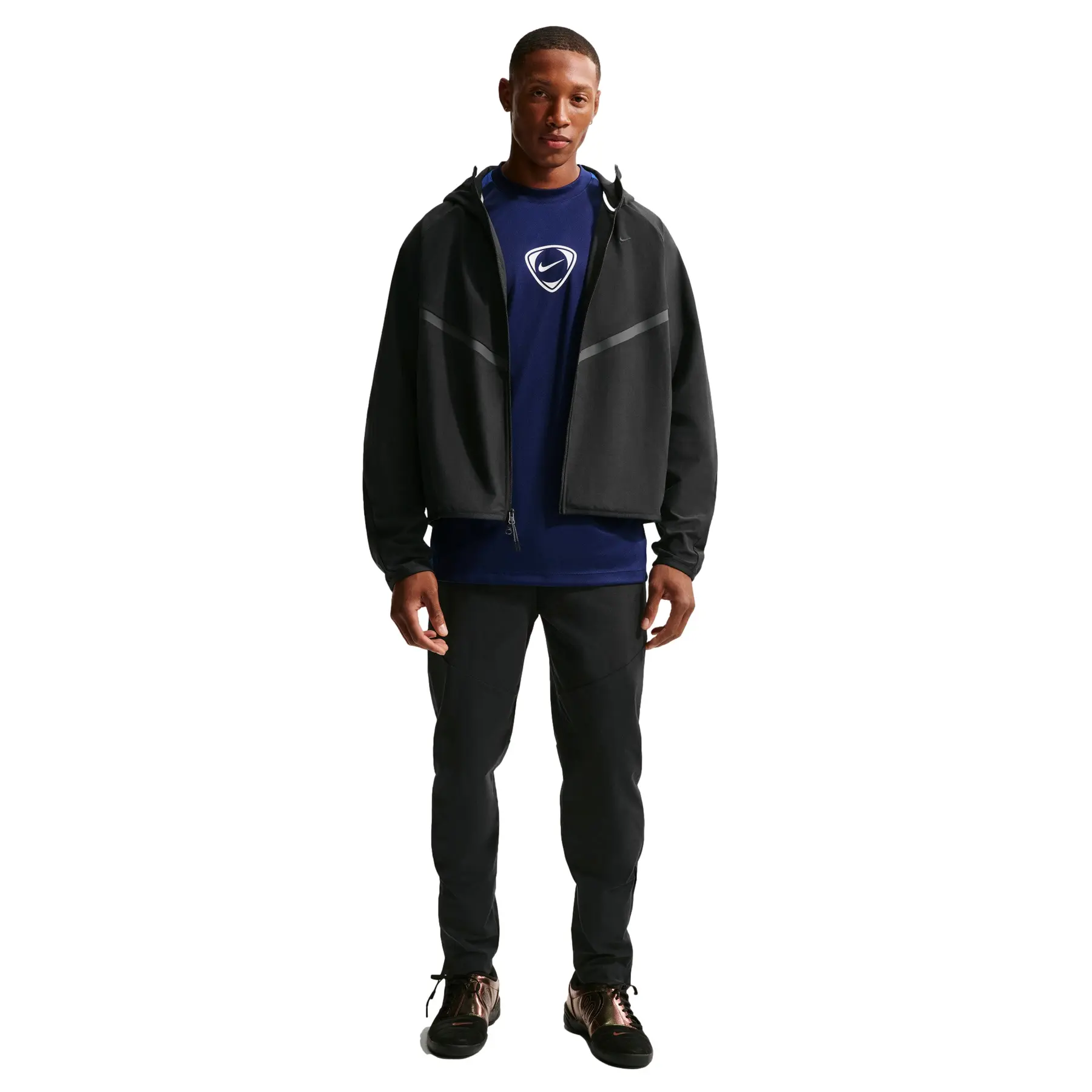 Windbreaker mit Reißverschluss und Kapuze Nike Tech