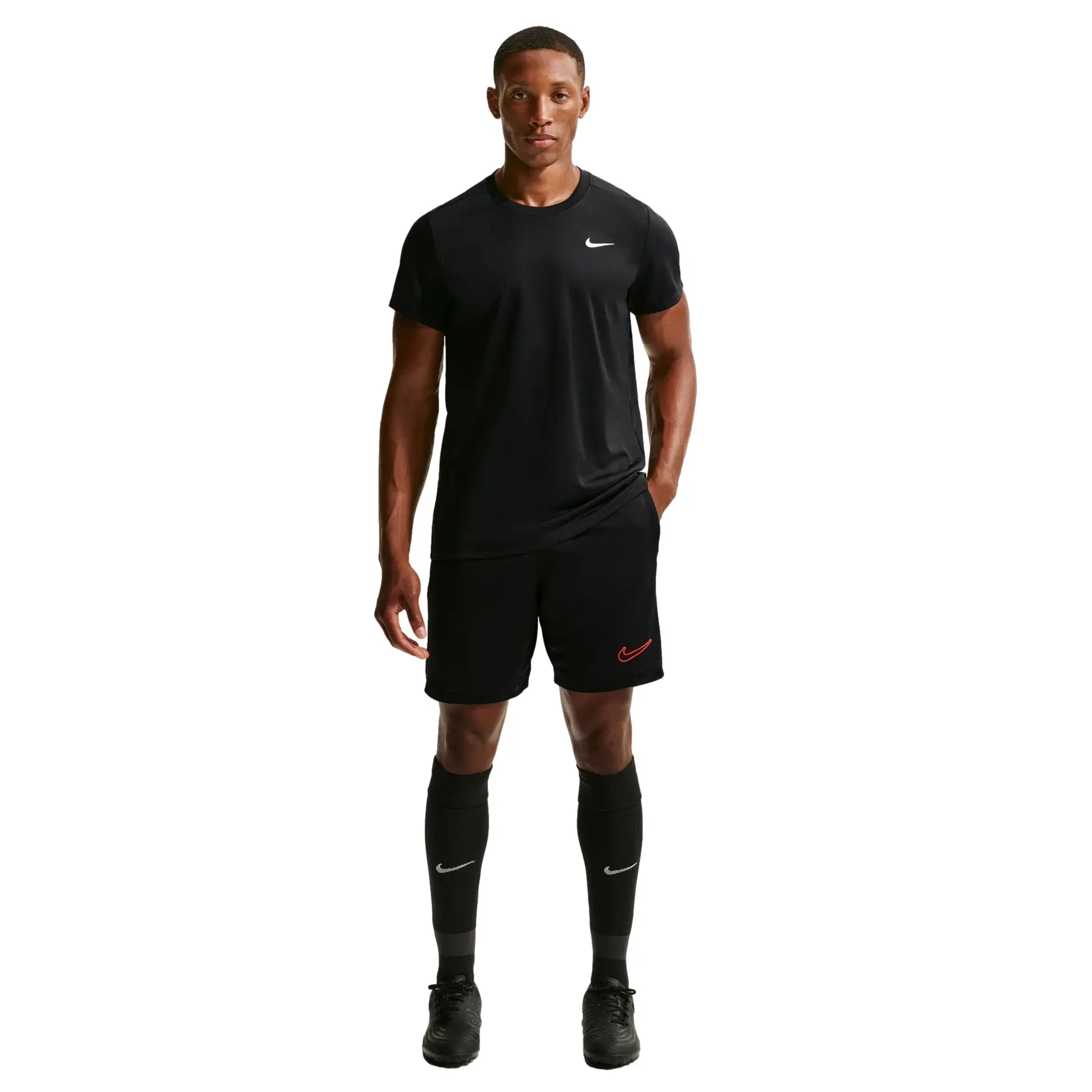Nike Academy Voetbalbroek heren Zwart L
