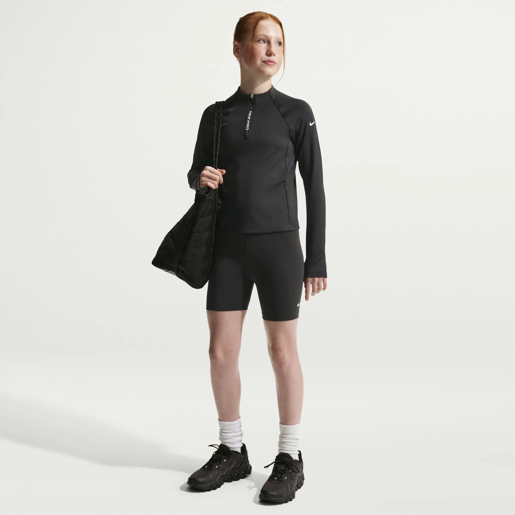 Nike Girls Noir 'S Training Top Pro