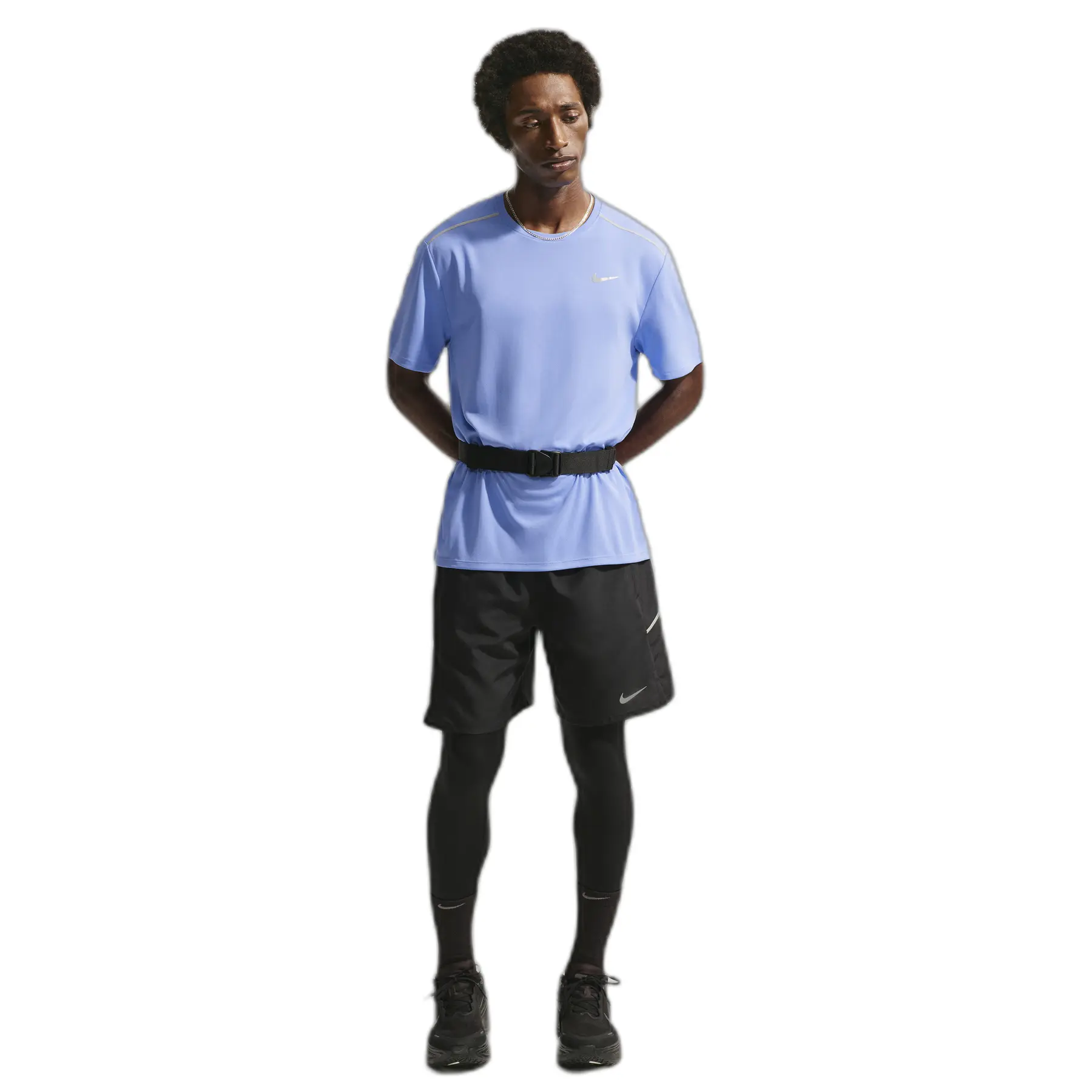 Nike Bleu Maglia Miler