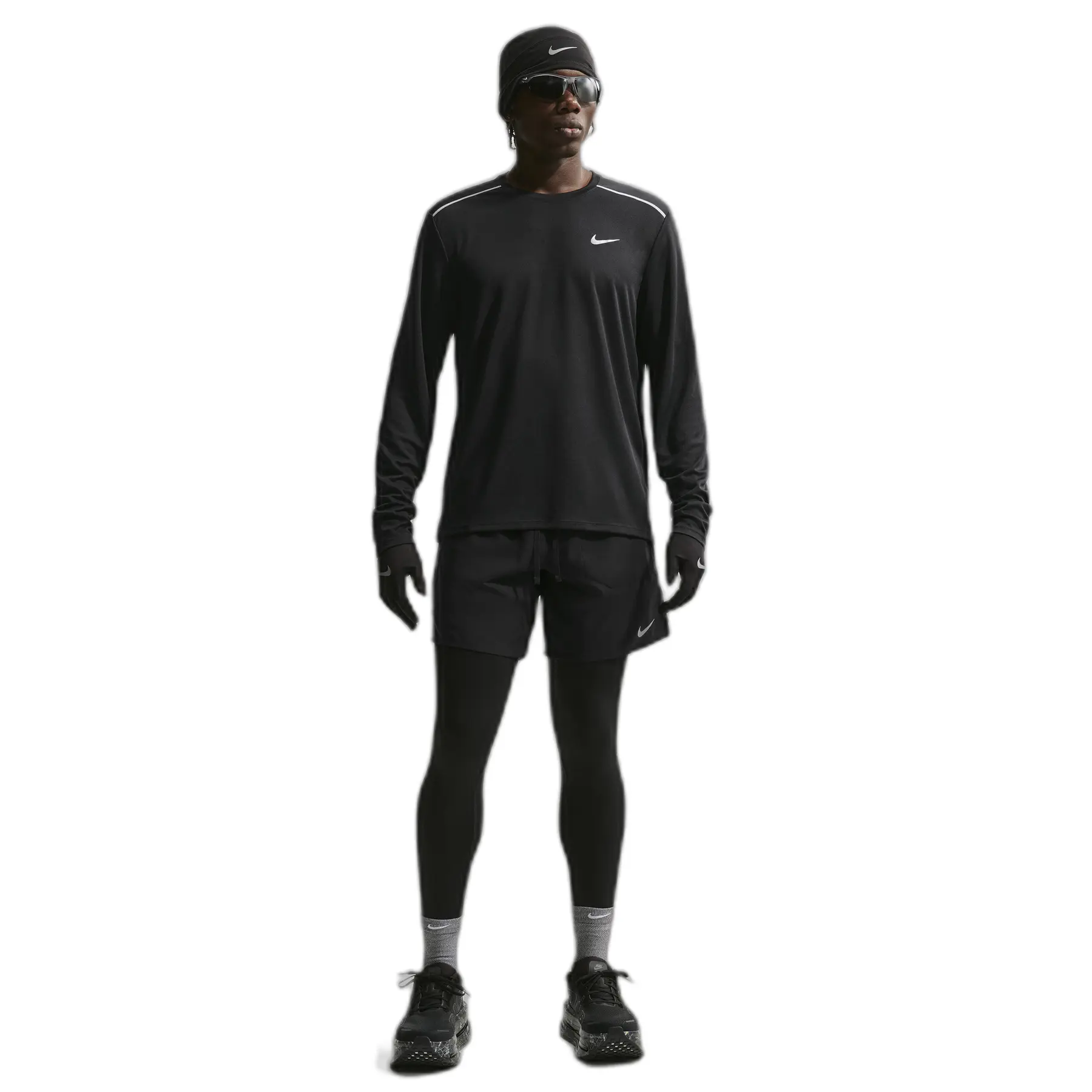 Langarmshirt Miler - Noir - male - Size: S