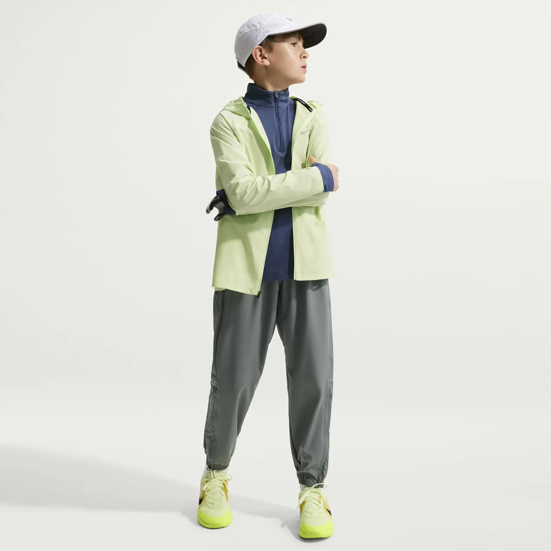Nike Gris Pantaloni Da Jogging Per Bambini Miler