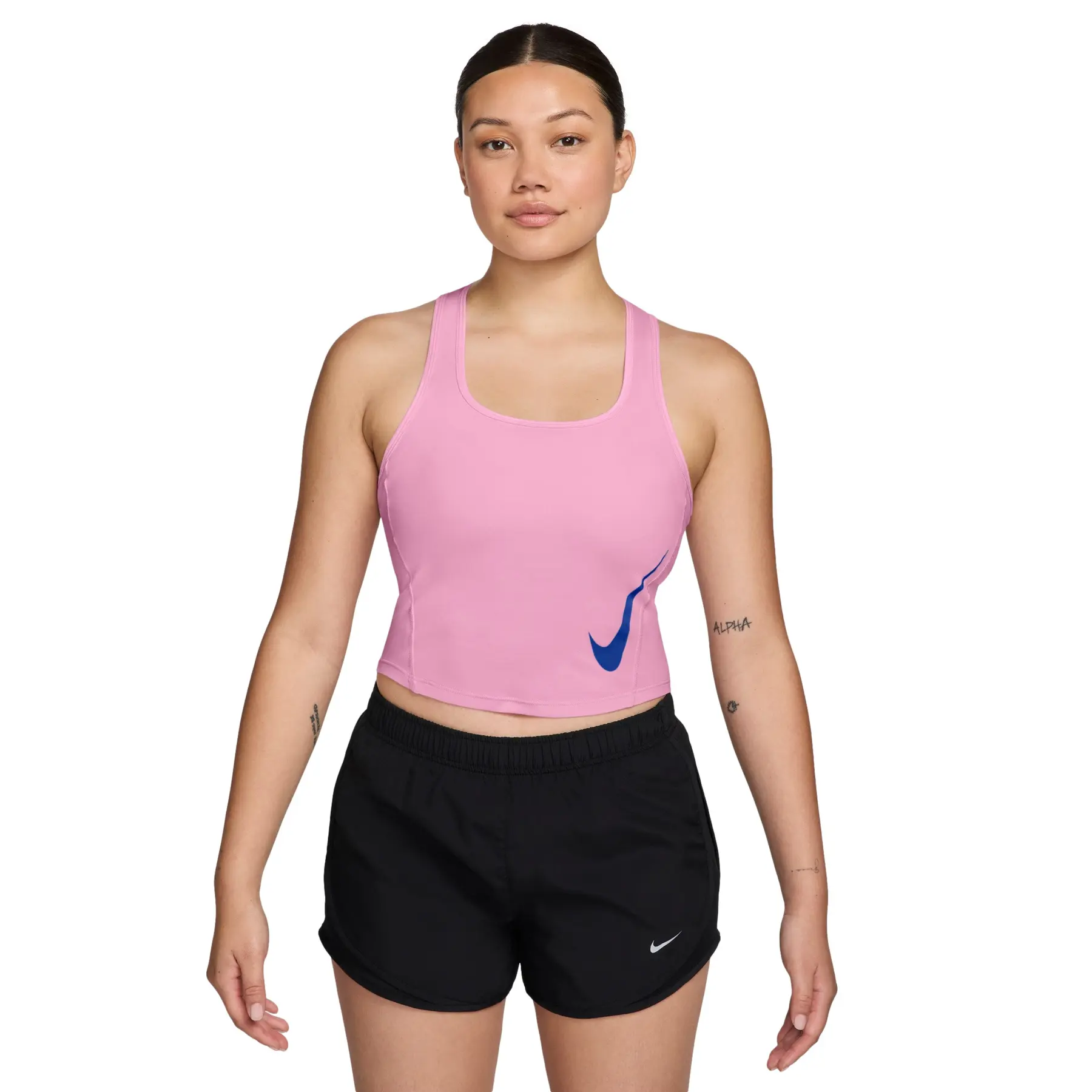 Nike Women's Rose Tank Top Tempo Swoosh