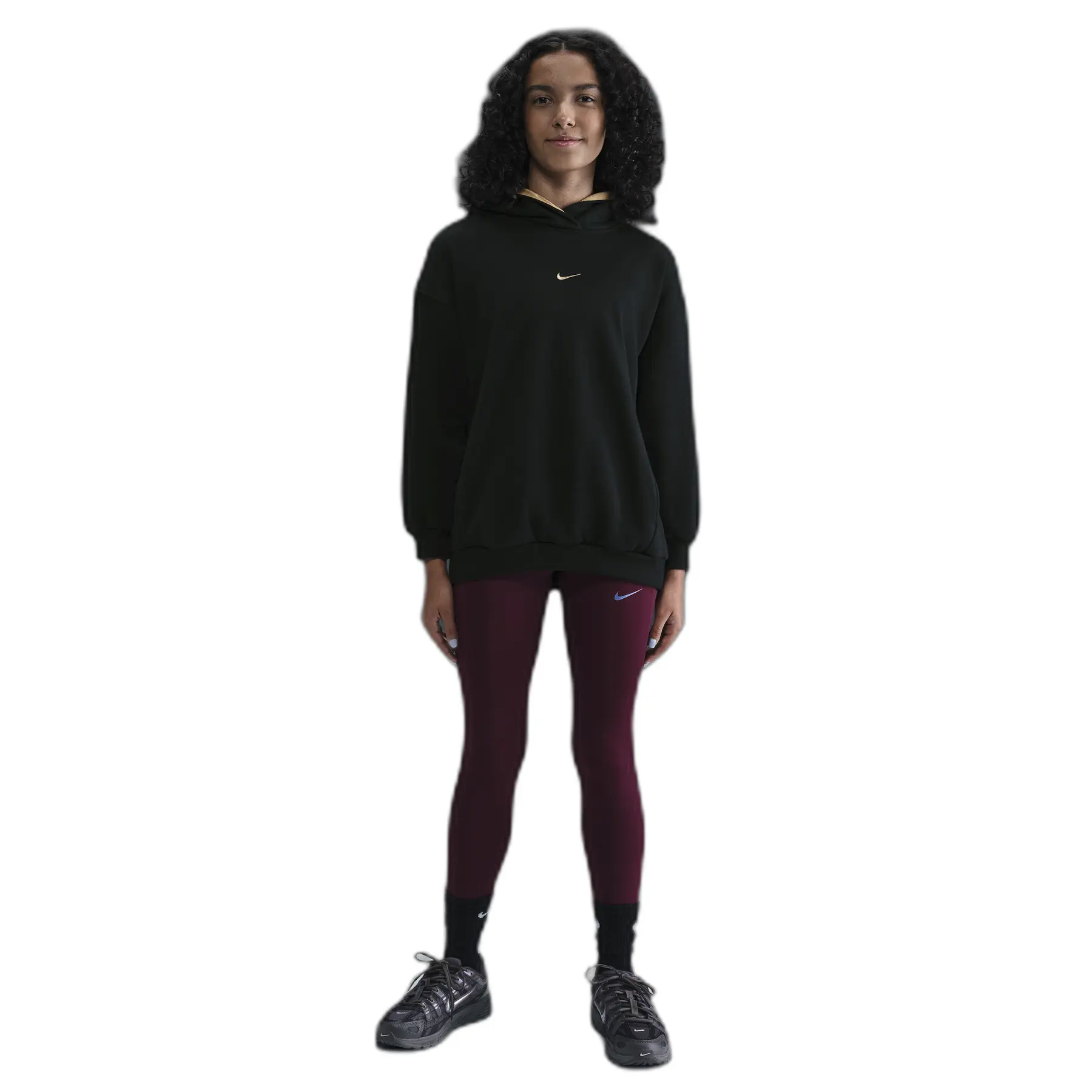 0198487055740 - Sweatshirt à capuche oversize fille Club Fleece