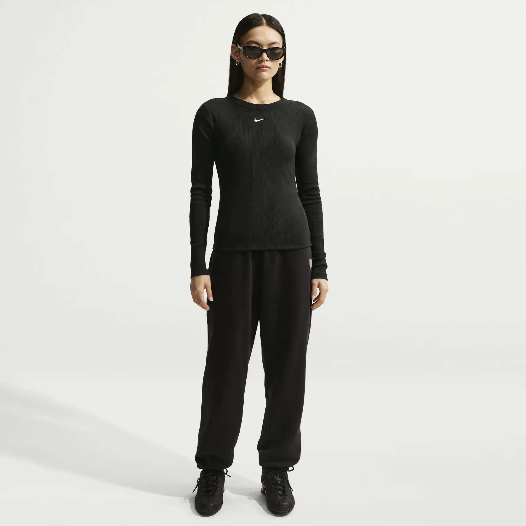 Dames-T-shirt met lange mouwen Nike