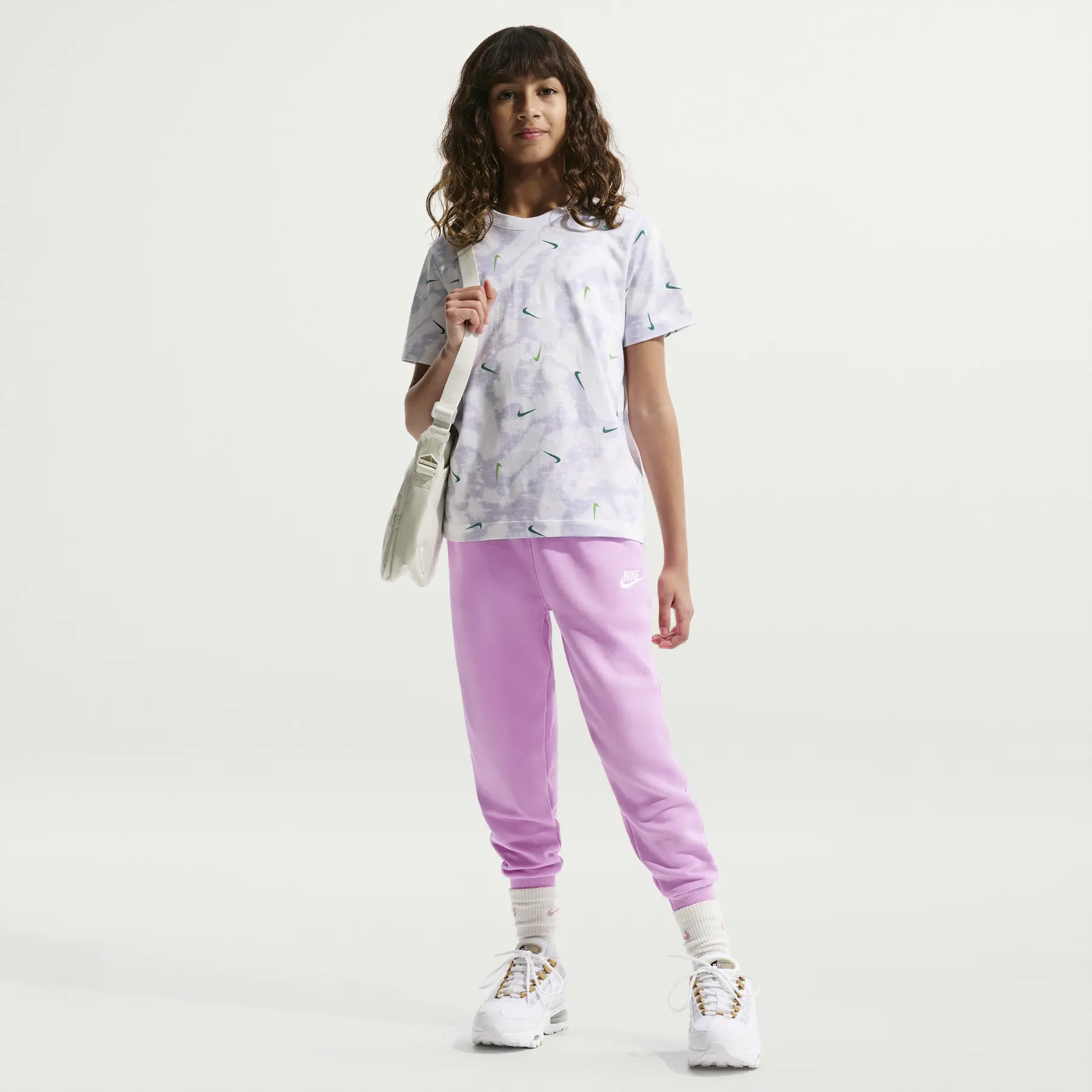 Nike Blanc T-Shirt Per Bambini
