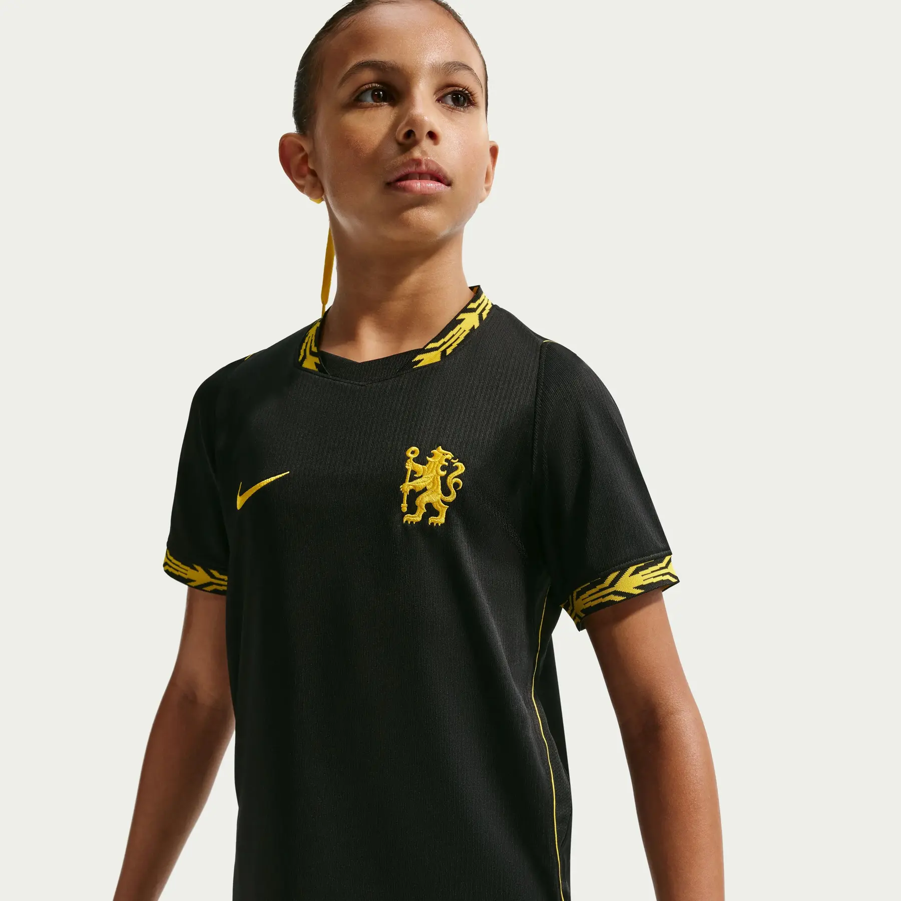  サッカーシャツ イエロー ブラック Chelsea Kids Away Kit 2026/27 | Foot-Store