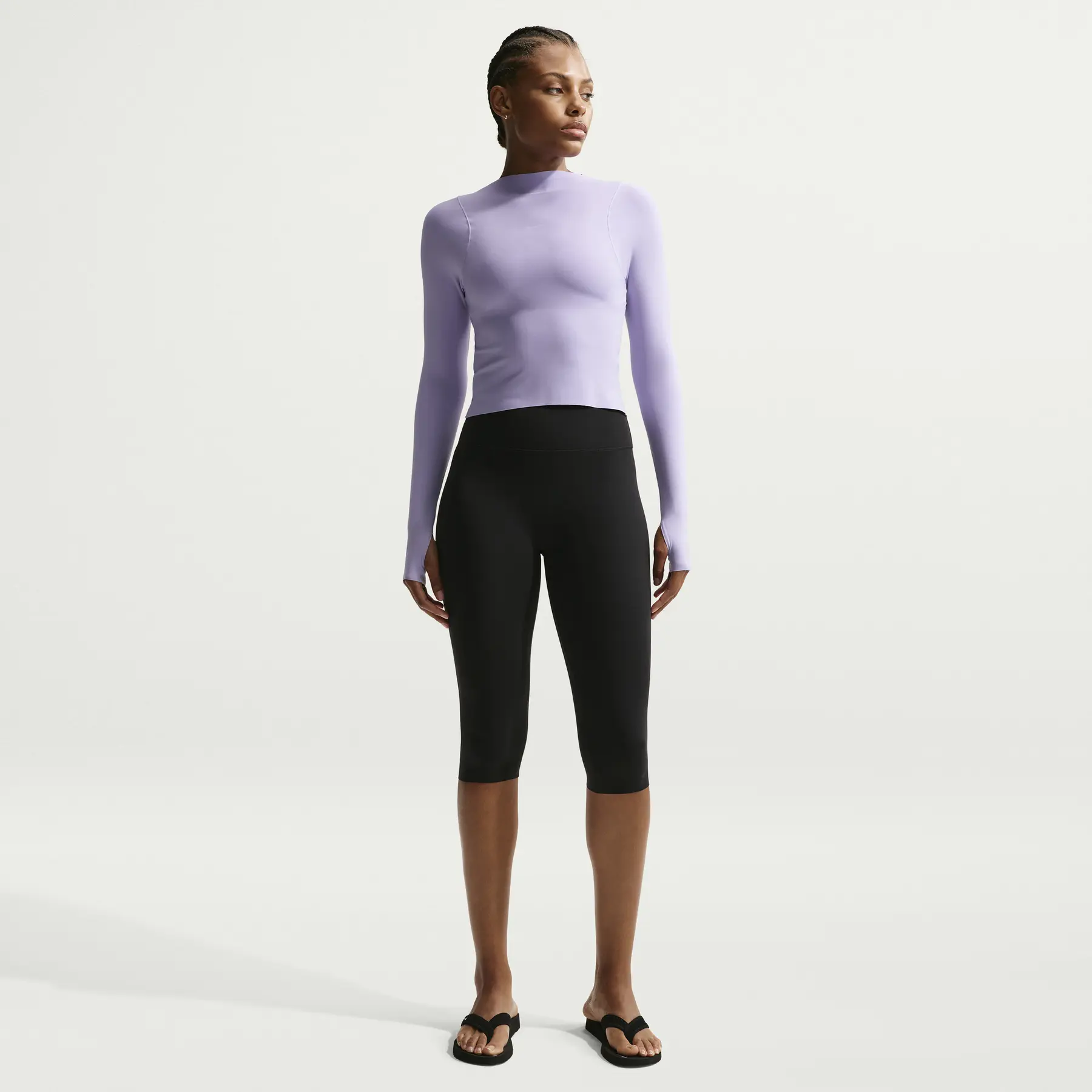 Raw hem women's leggings Nike Zenvy