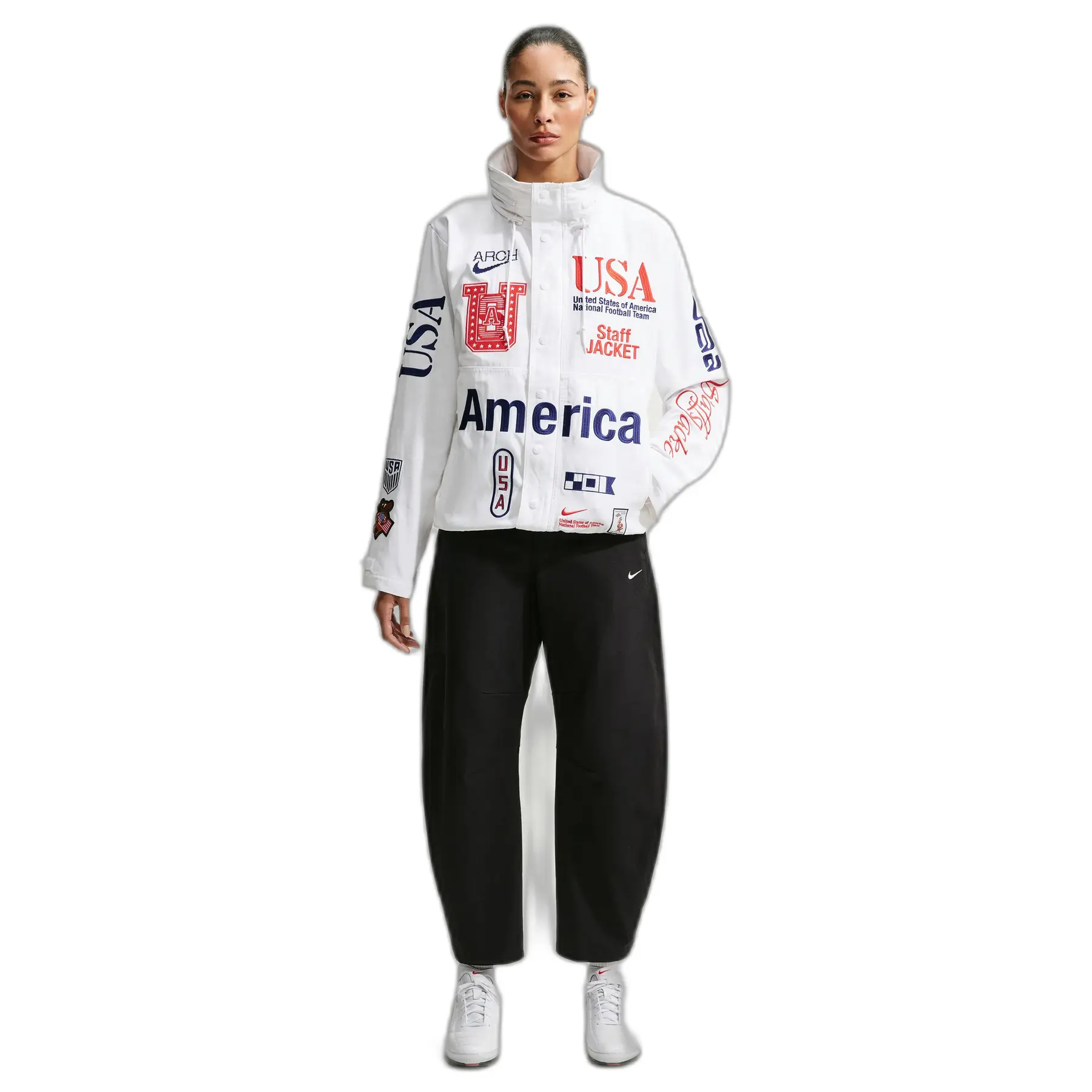 Nike Men's Blanc Veste Usa X Vaa Coupe Du Monde 2026