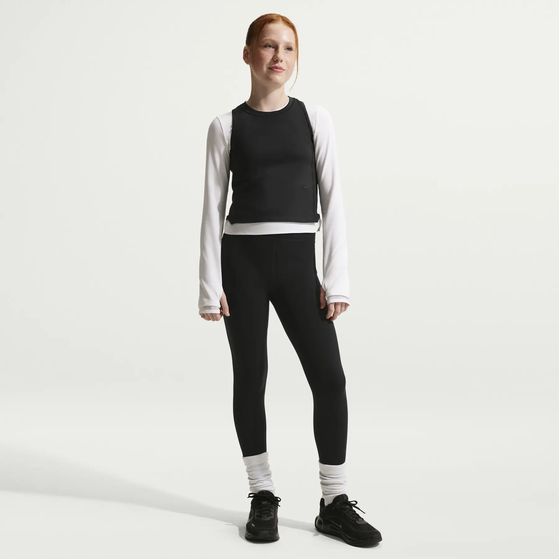 Nike Girls Noir ' Leggings Mavn