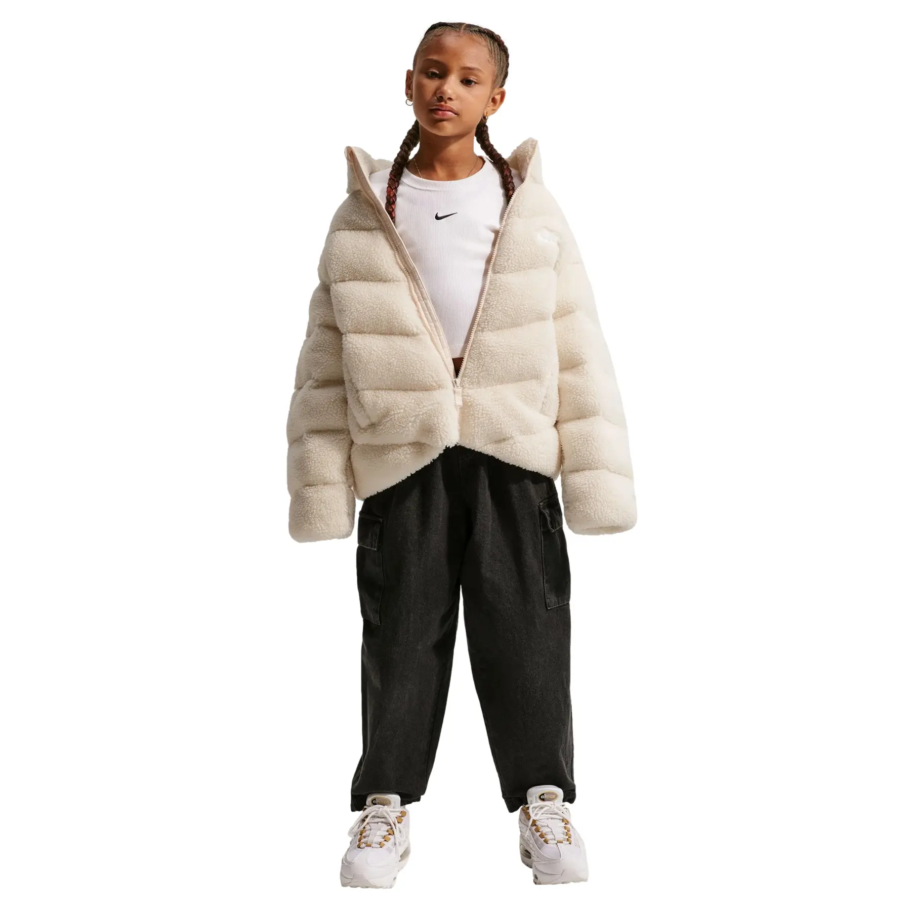 Weite Daunenjacke Kind Nike Therma-FIT