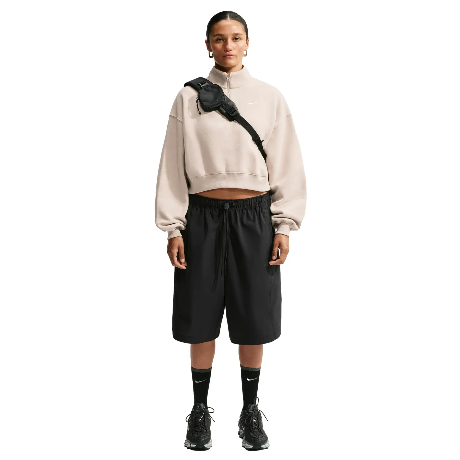 Oversized Sweatshirt Dames Nike Studio Medium Weight