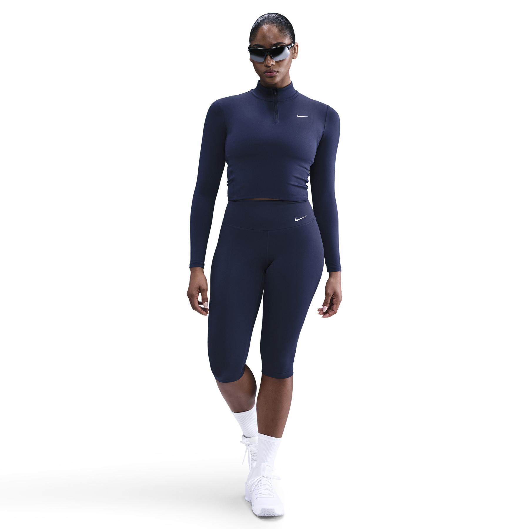 Drill top allenamento da donna Nike One Fitted