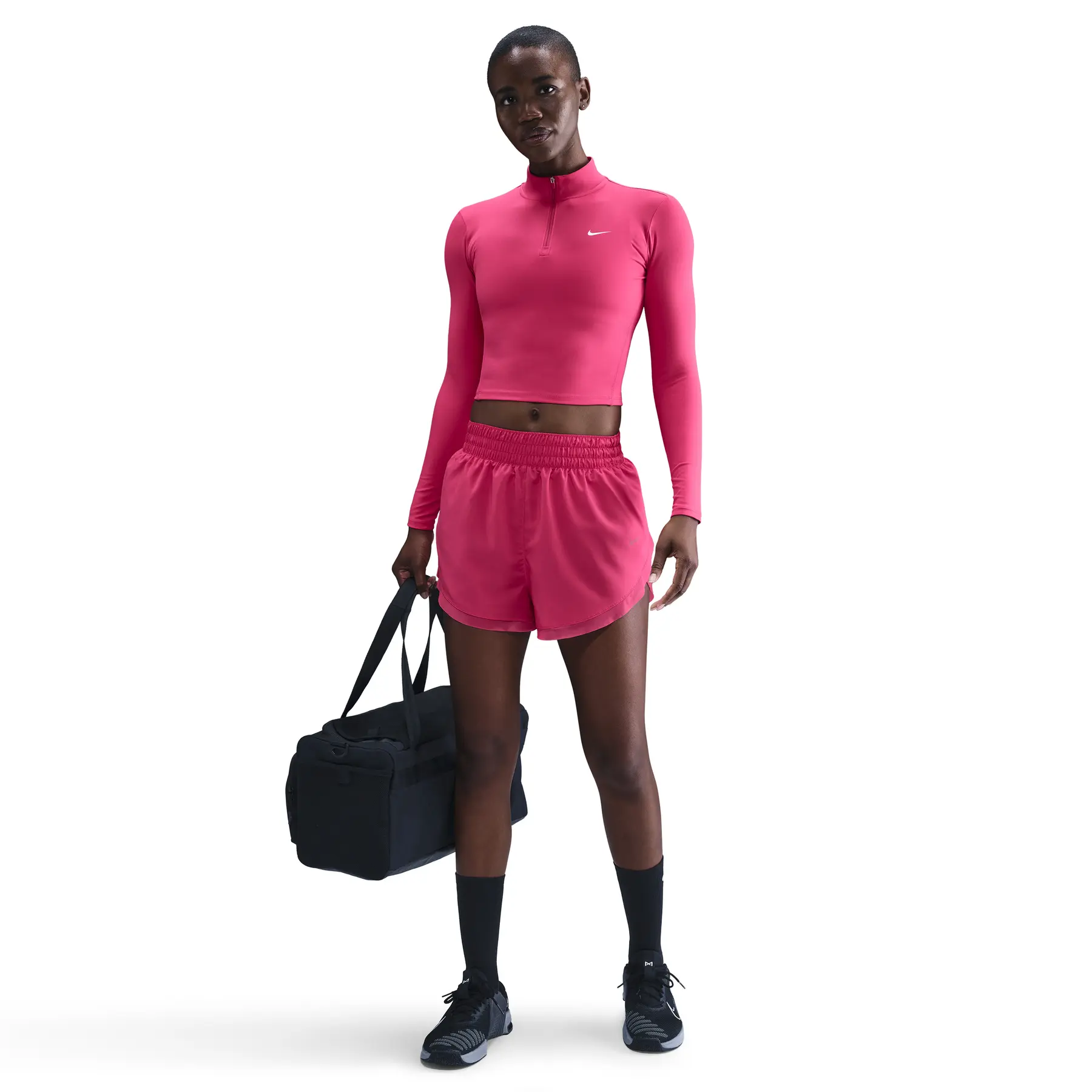 トップス rose Ready Or Not Waffle Quarter Zip Pullover - (Dusty Rose) – Jadelynn